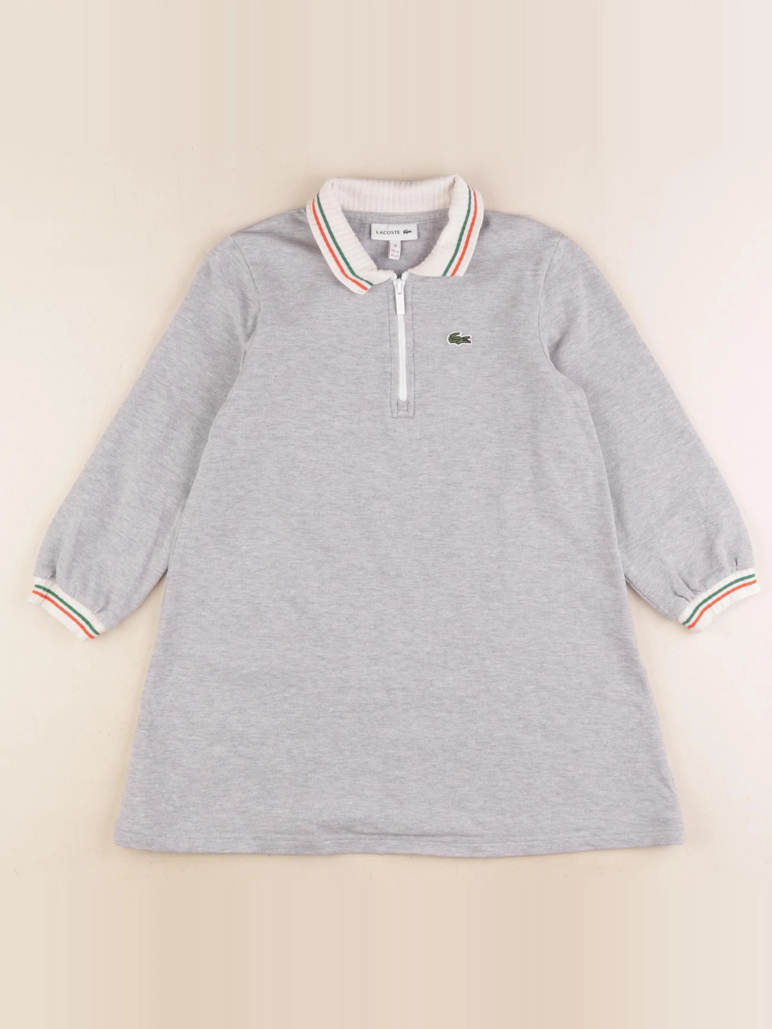 Lacoste - robe gris - 6 ans