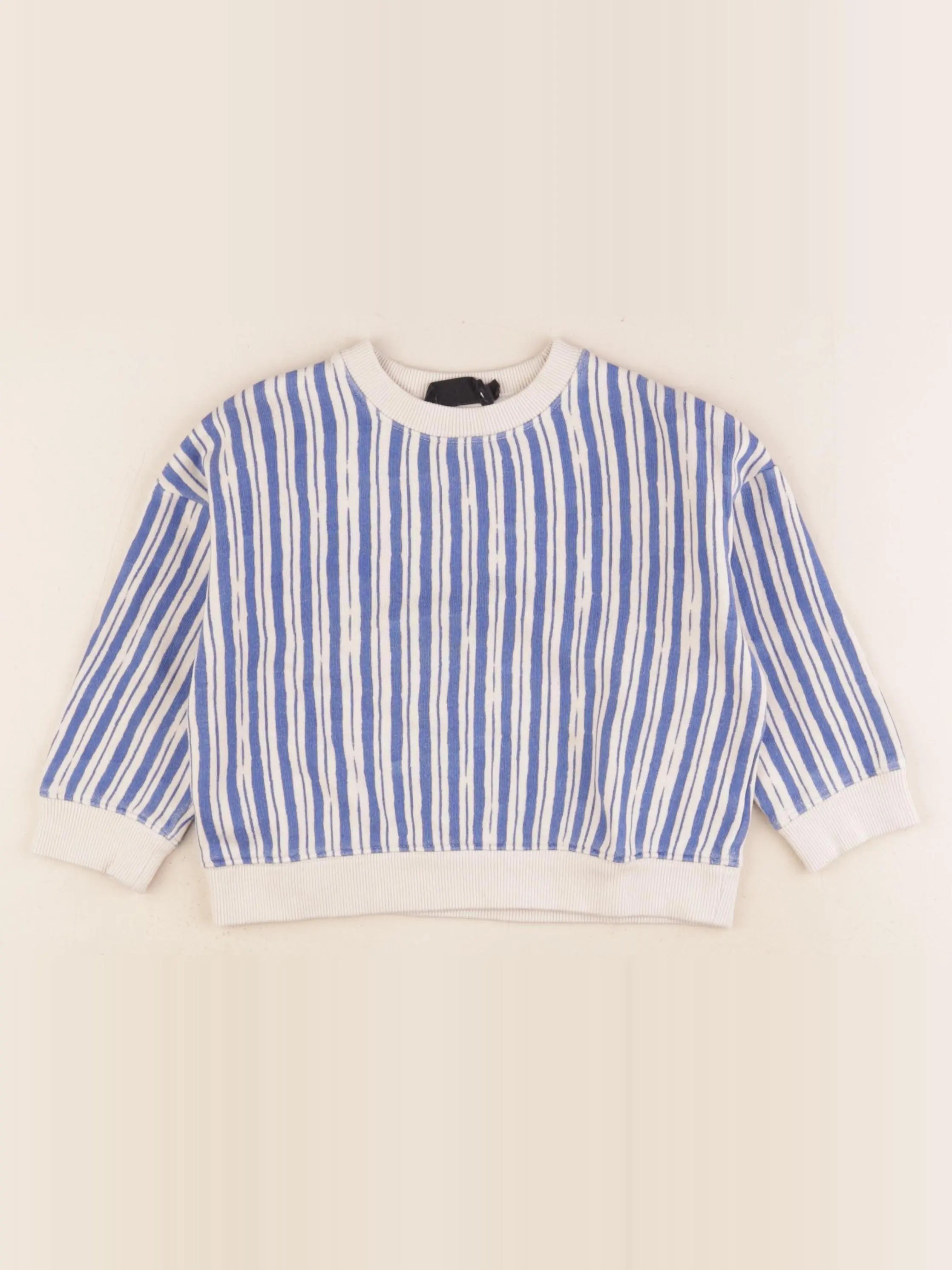Monoprix - sweat bleu - 3 ans