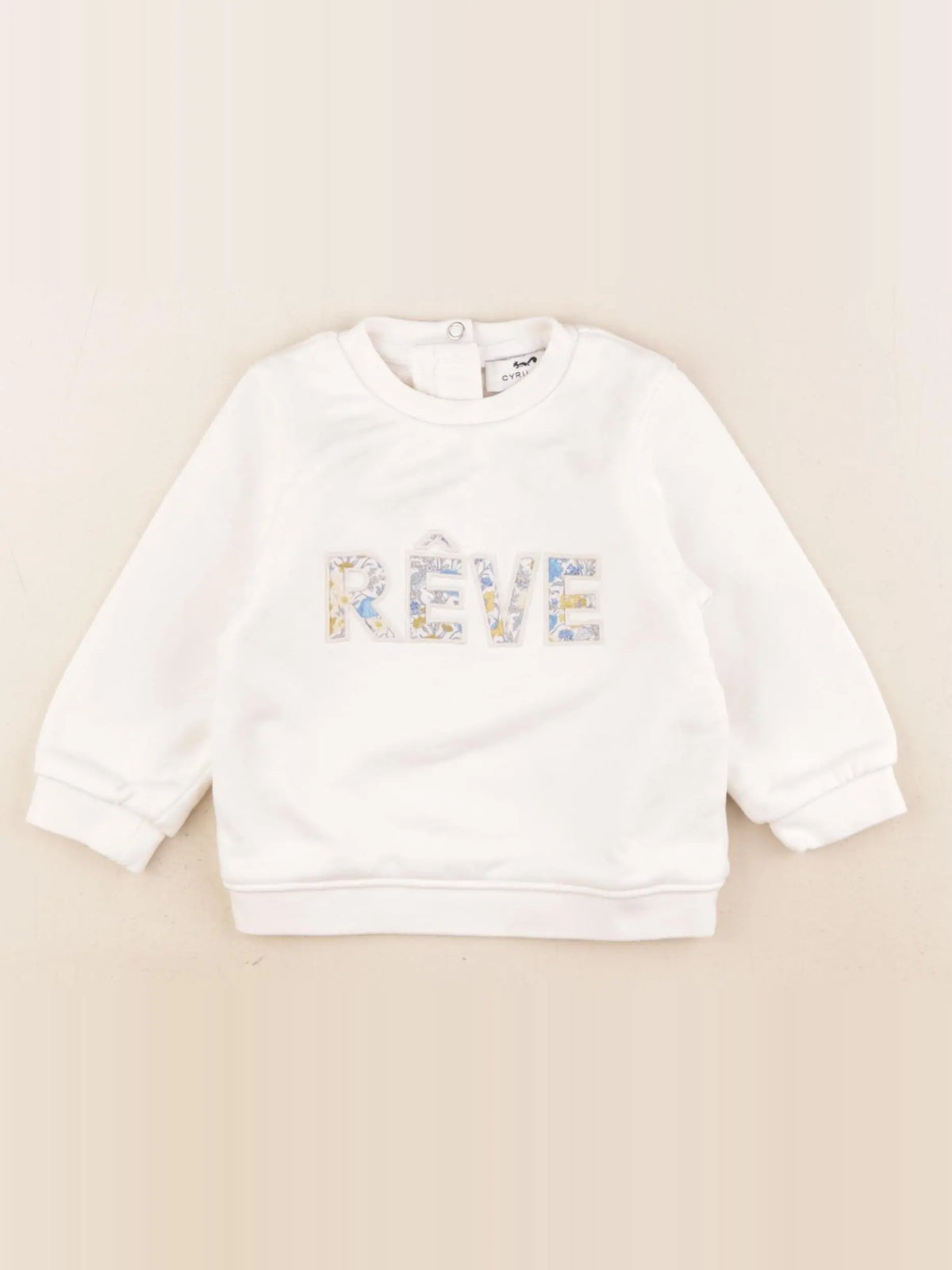 Cyrillus - sweat blanc - 12 mois