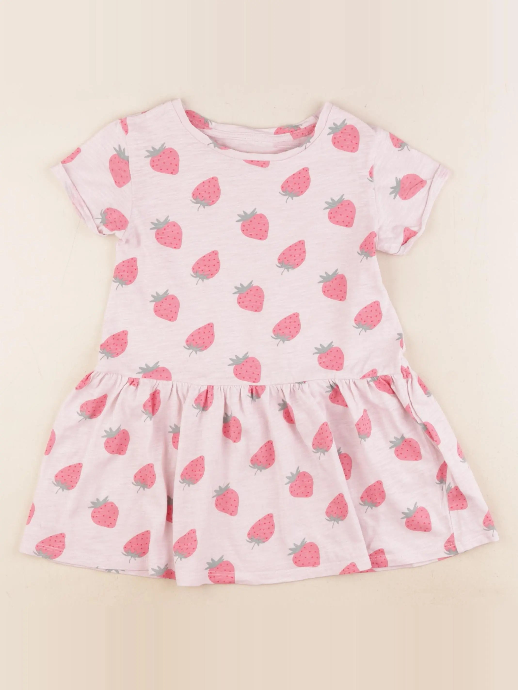Vertbaudet - robe rose - 4 ans
