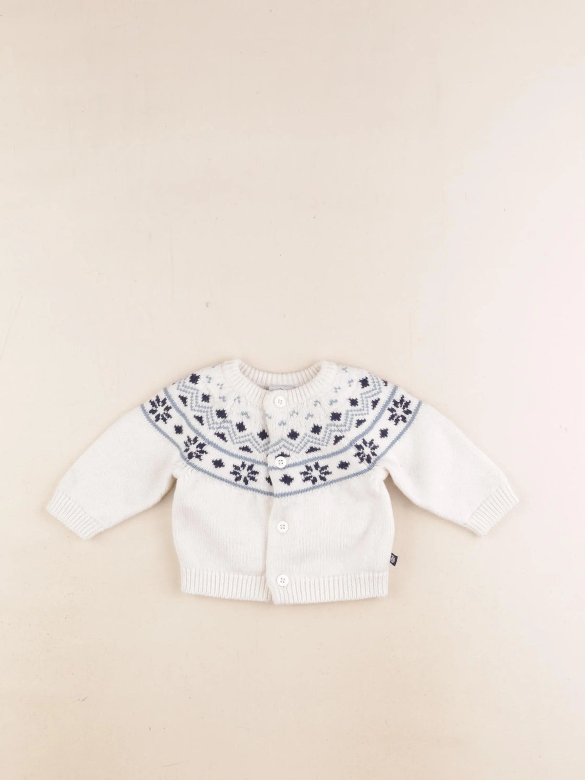 Petit Bateau - gilet multicolore - 3 mois