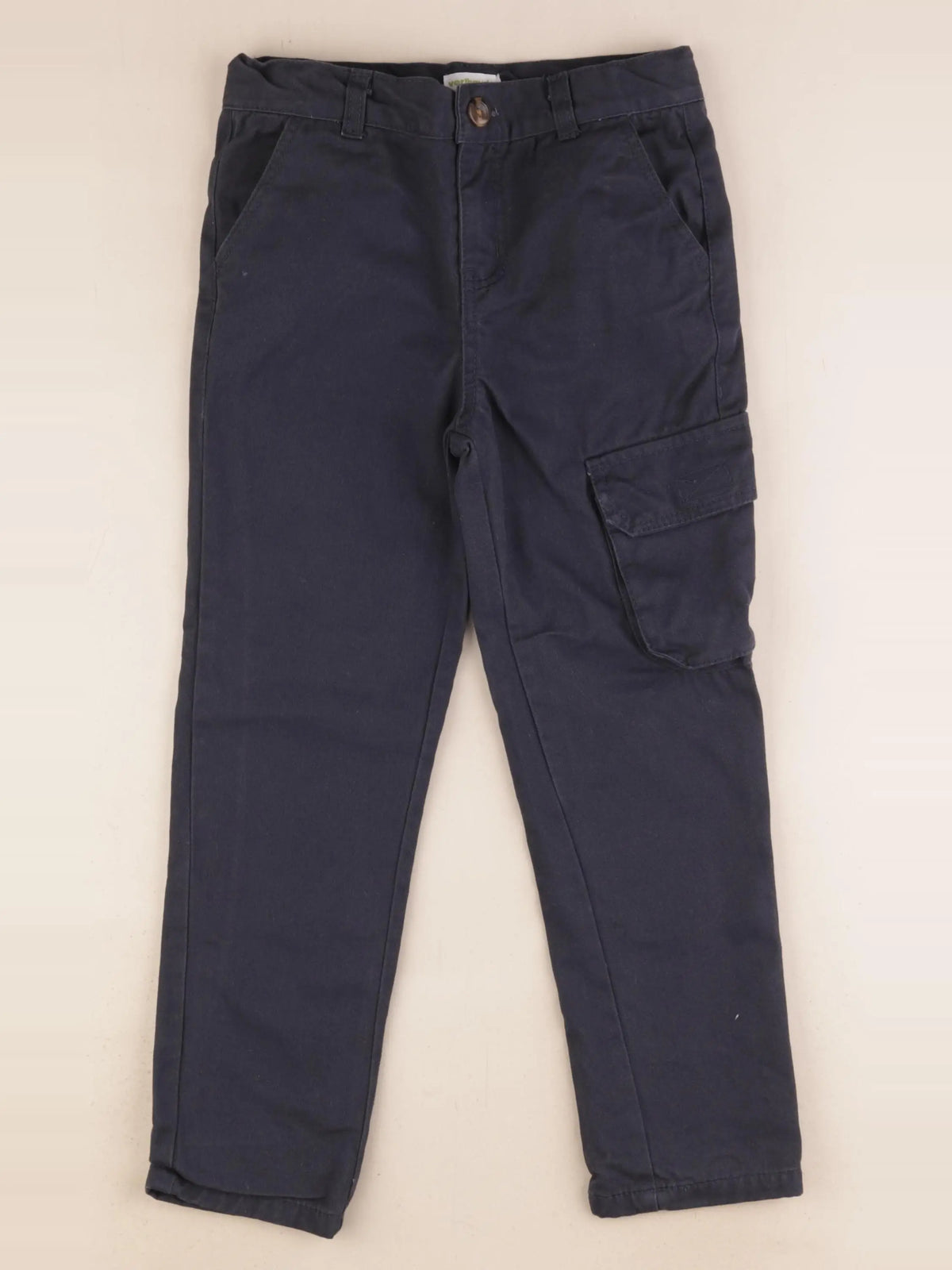 Vertbaudet - jean doublé bleu - 7 ans
