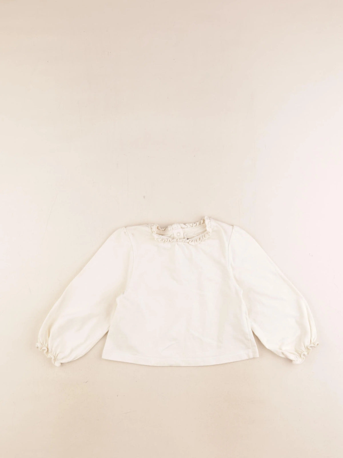 Vertbaudet - tee-shirt beige - 2 ans
