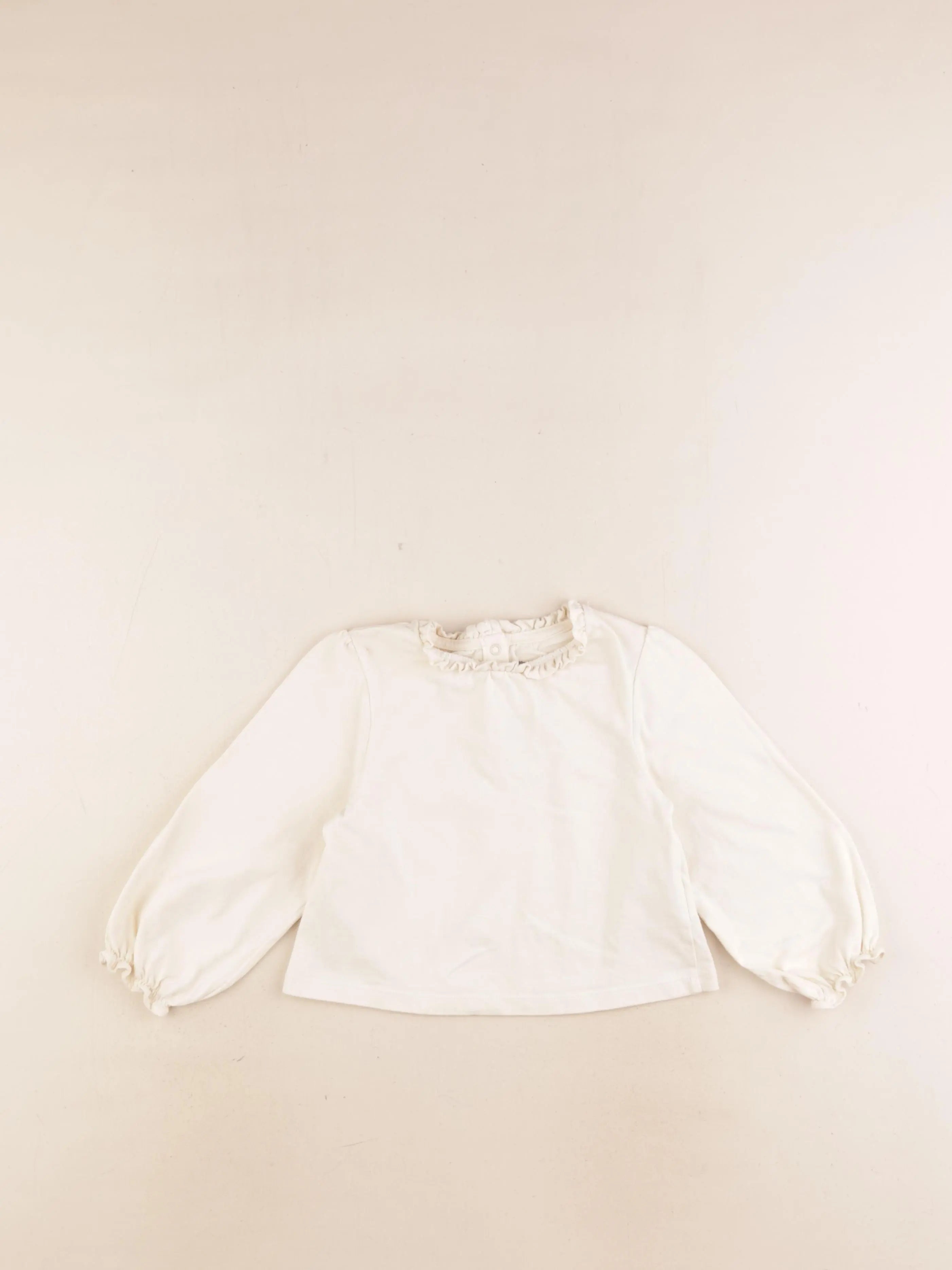 Vertbaudet - tee-shirt beige - 2 ans