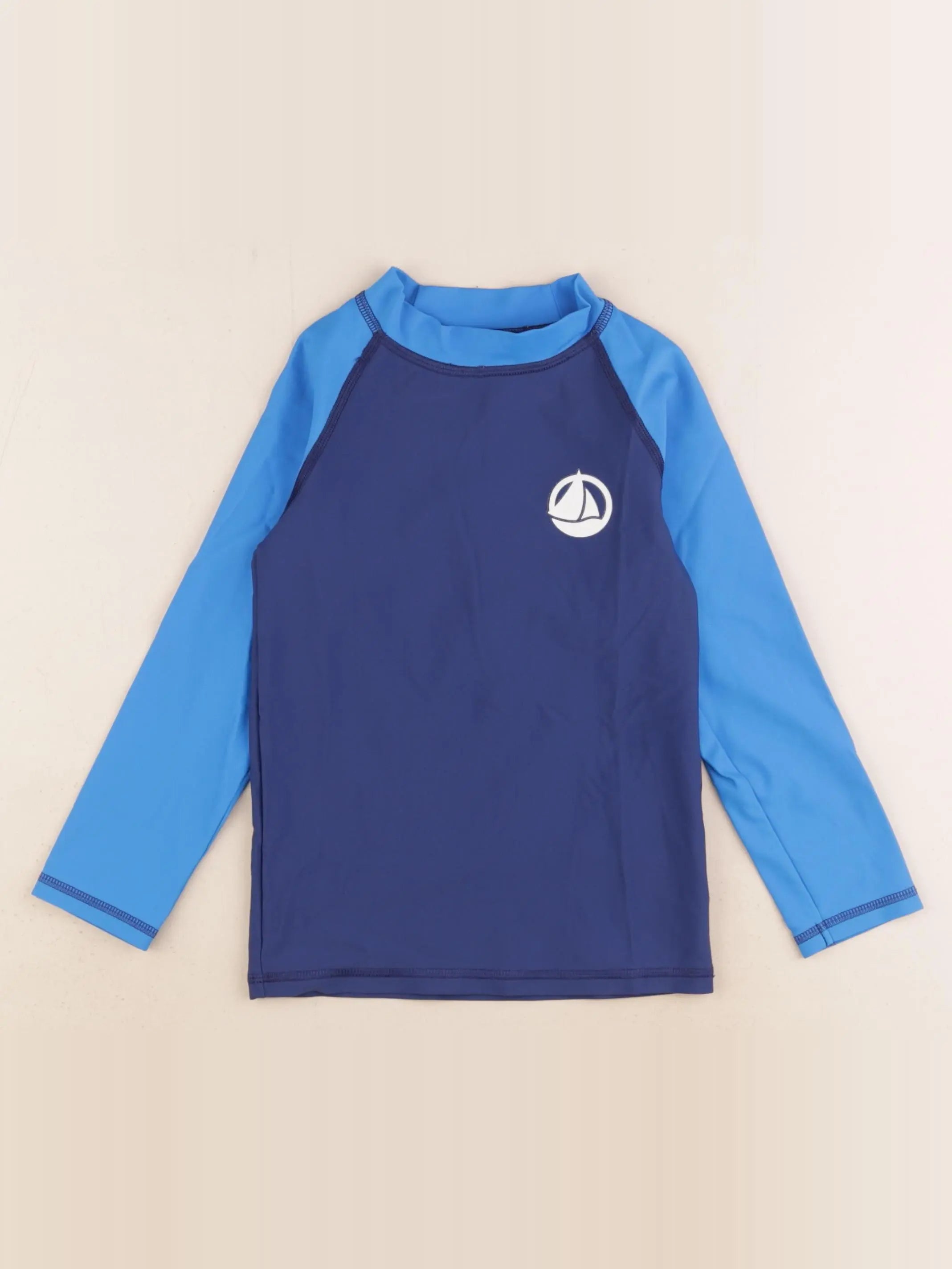 Petit Bateau - tee-shirt de bain bleu - 5 ans