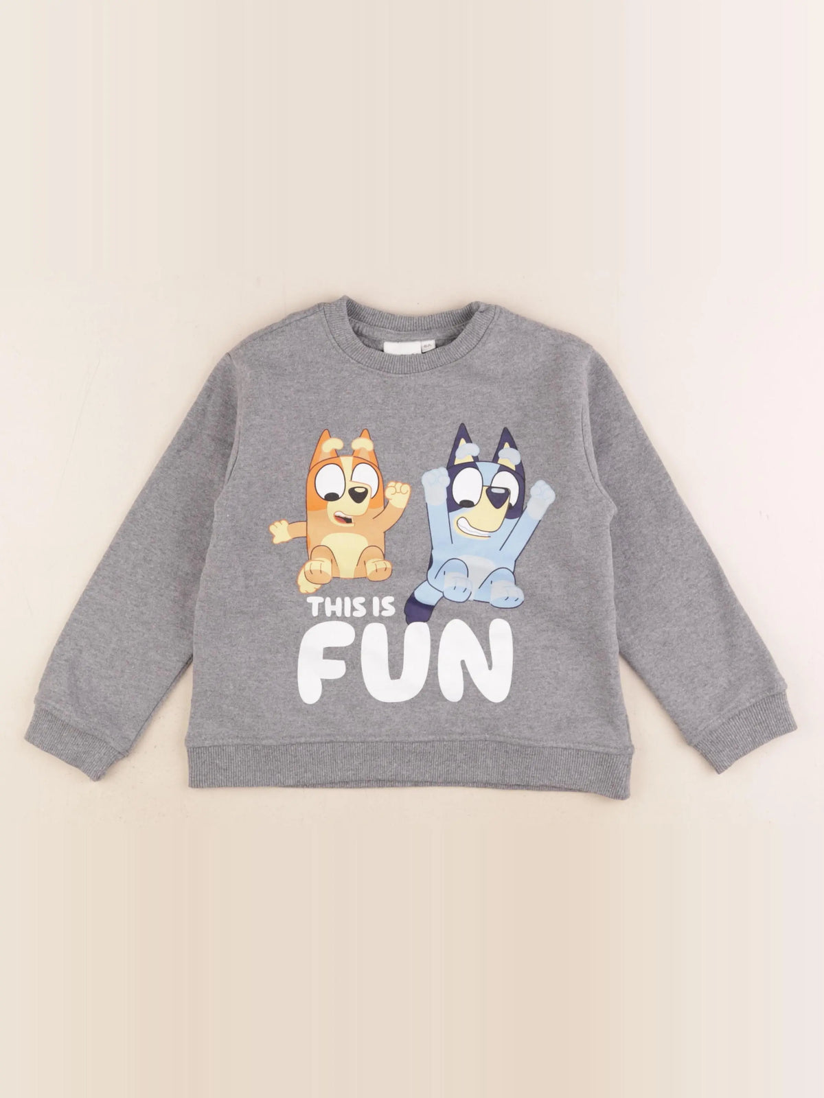 Vertbaudet - sweat gris - 6 ans