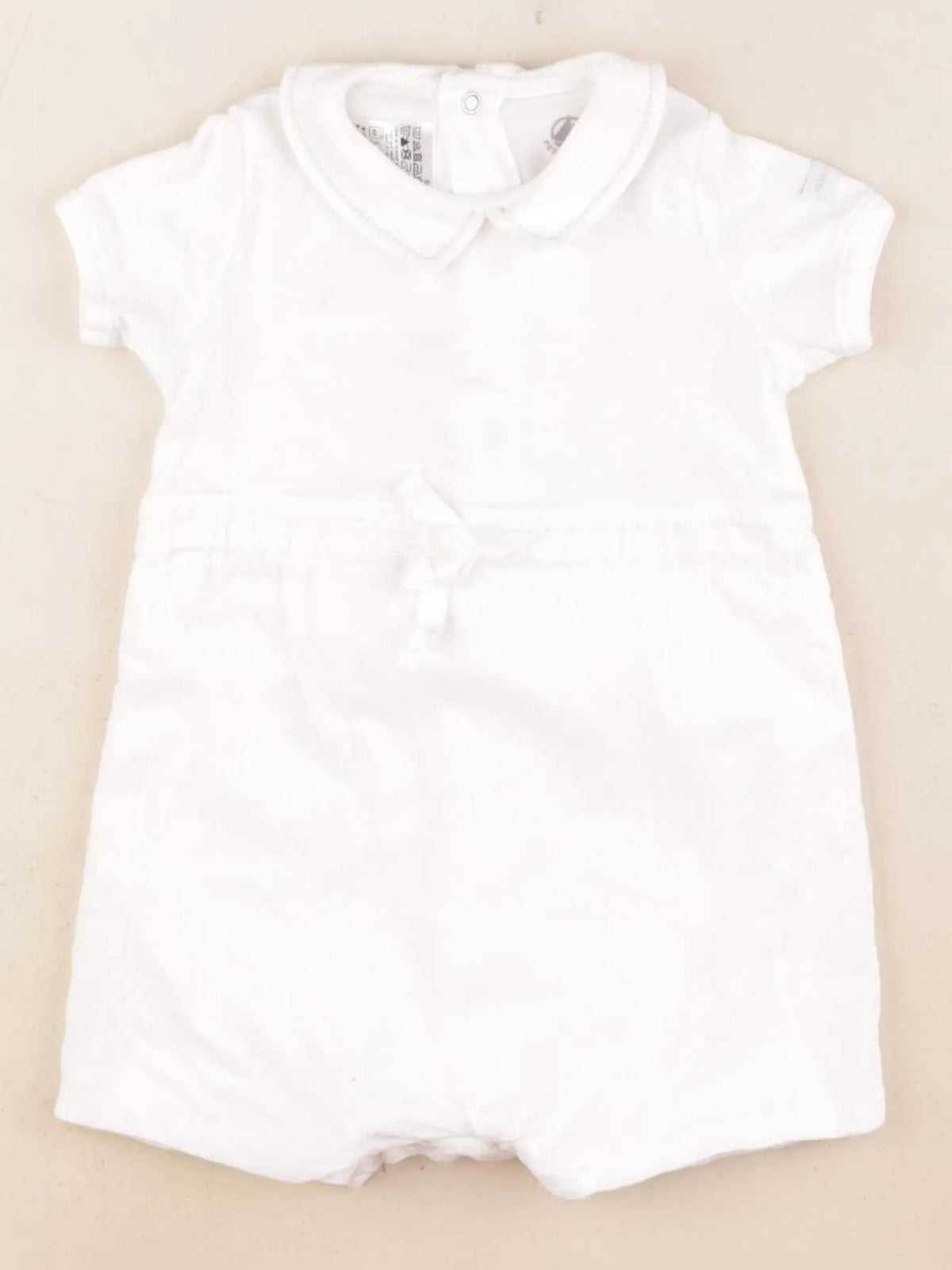 Petit Bateau - combinaison blanc - 6 mois