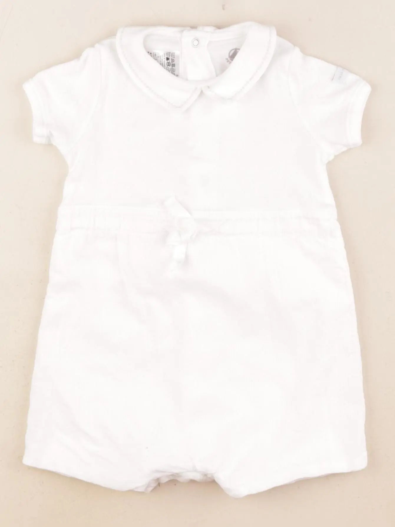 Petit Bateau - combinaison blanc - 6 mois