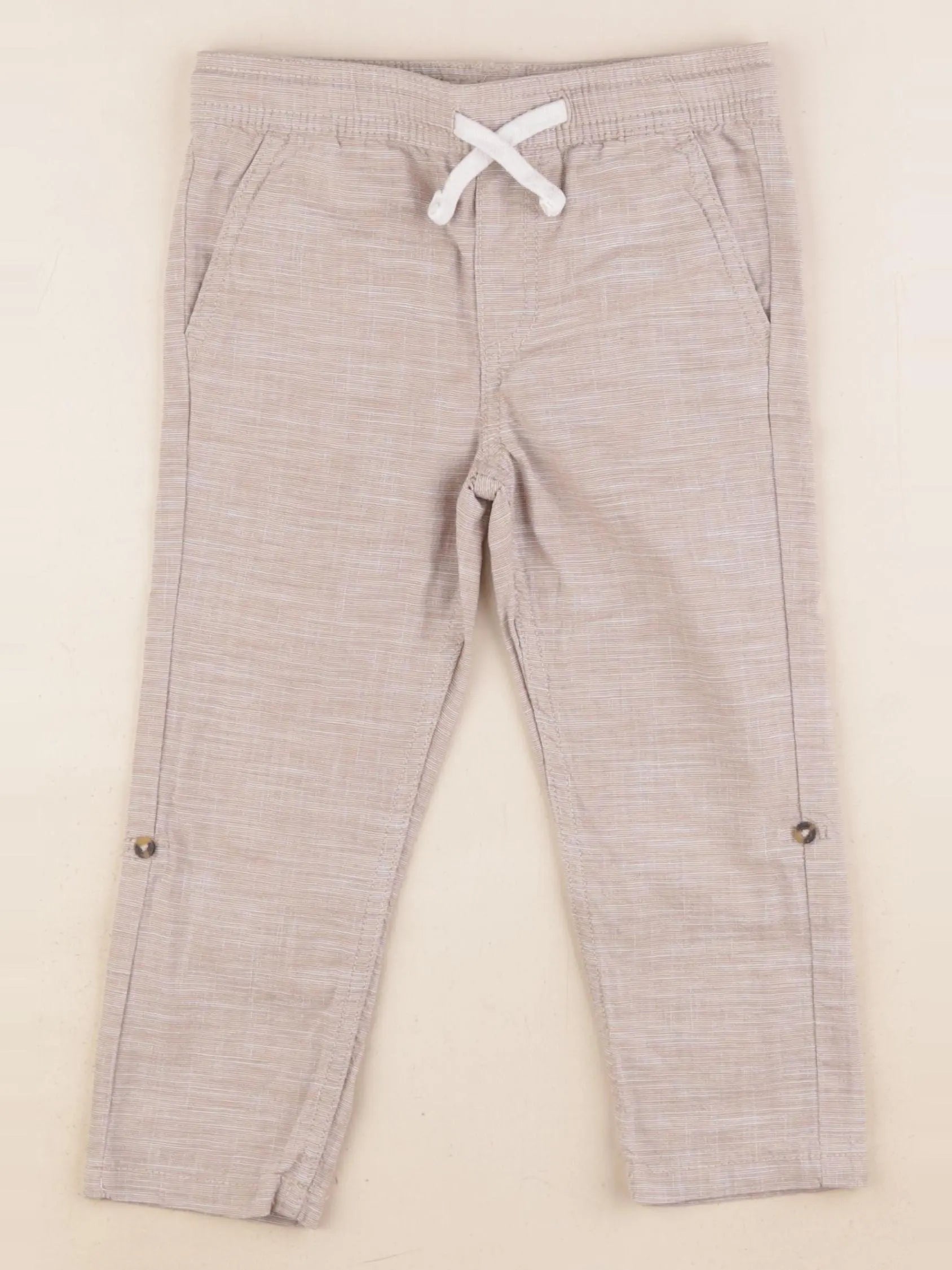 Vertbaudet - pantalon beige - 3 ans