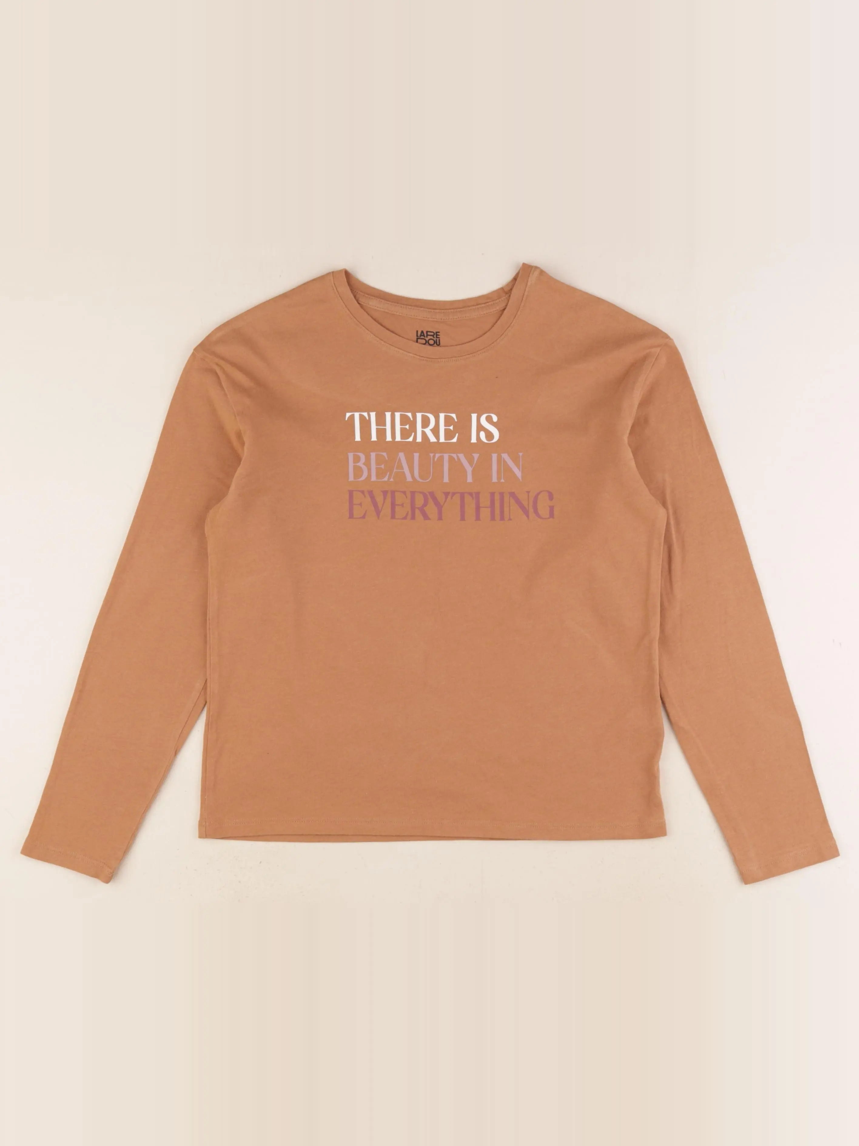 La Redoute - tee-shirt marron - 10 ans