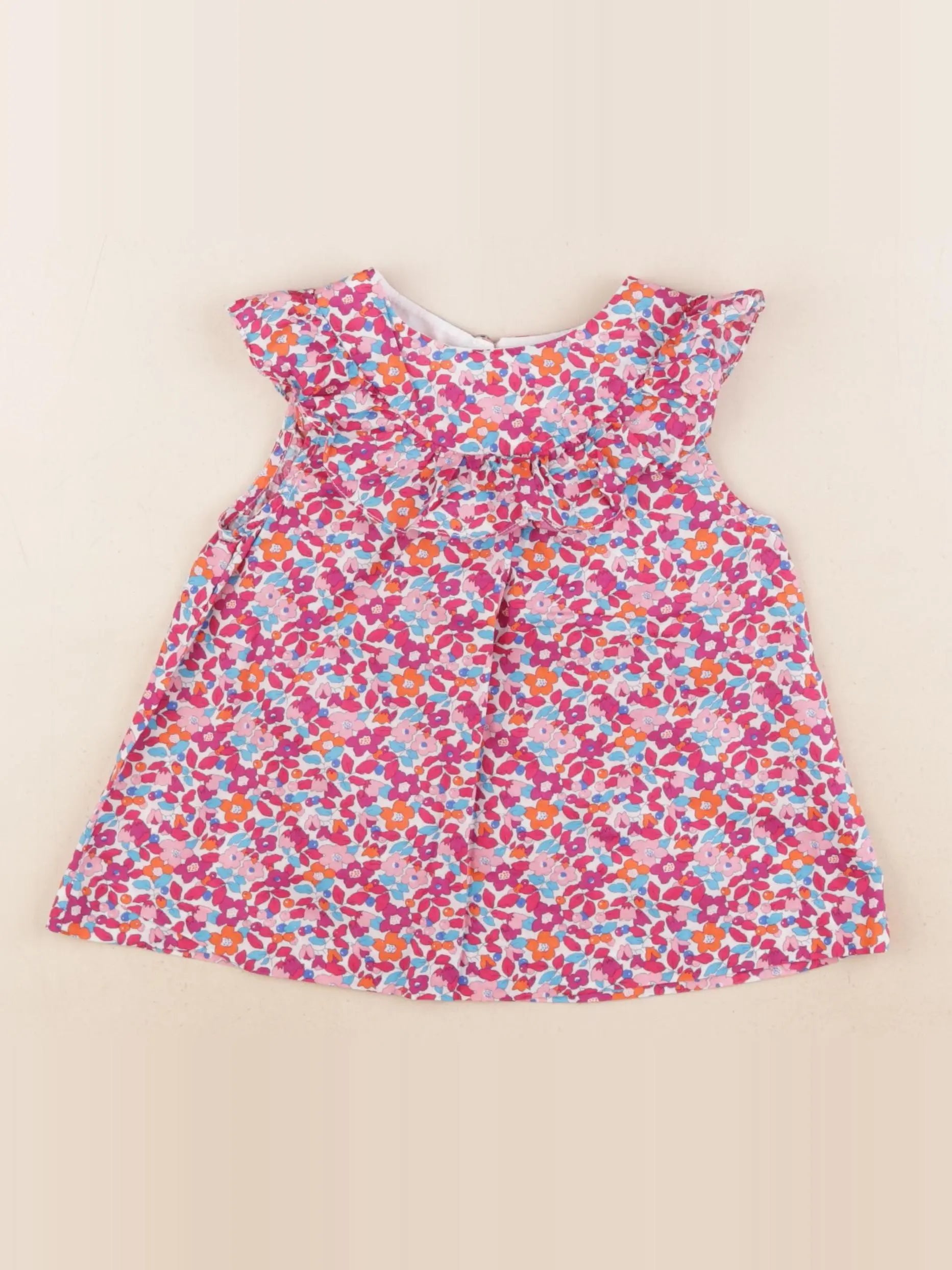 Jacadi - blouse liberty multicolore - 3 ans