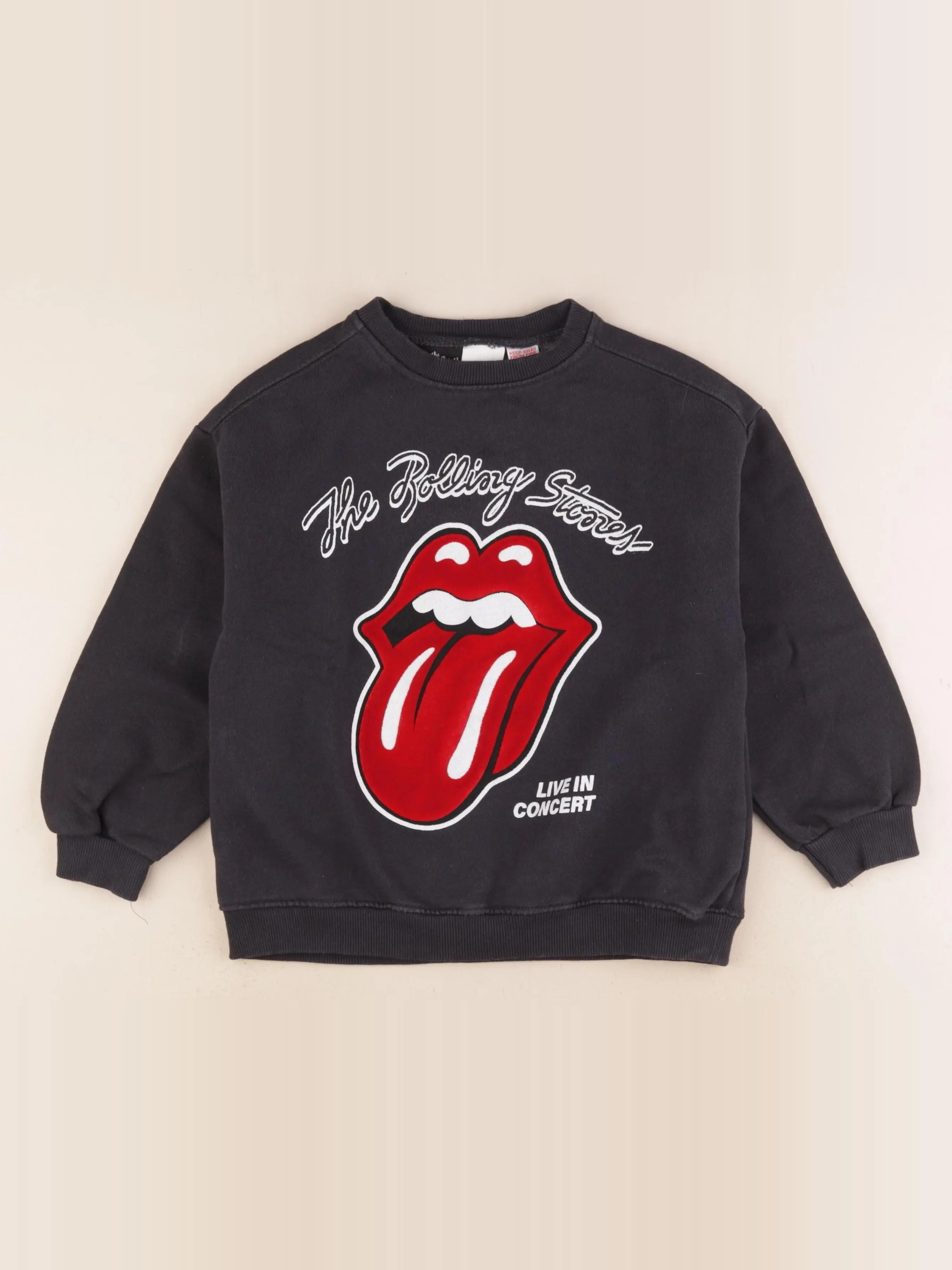 Zara - sweat imprimé au dos noir - 6 ans