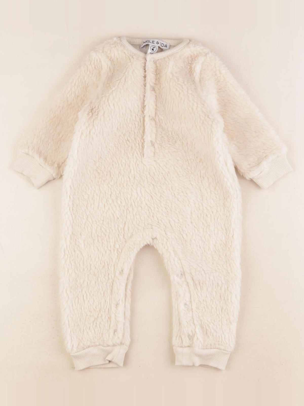 Emile et Ida - combinaison beige - 12 mois