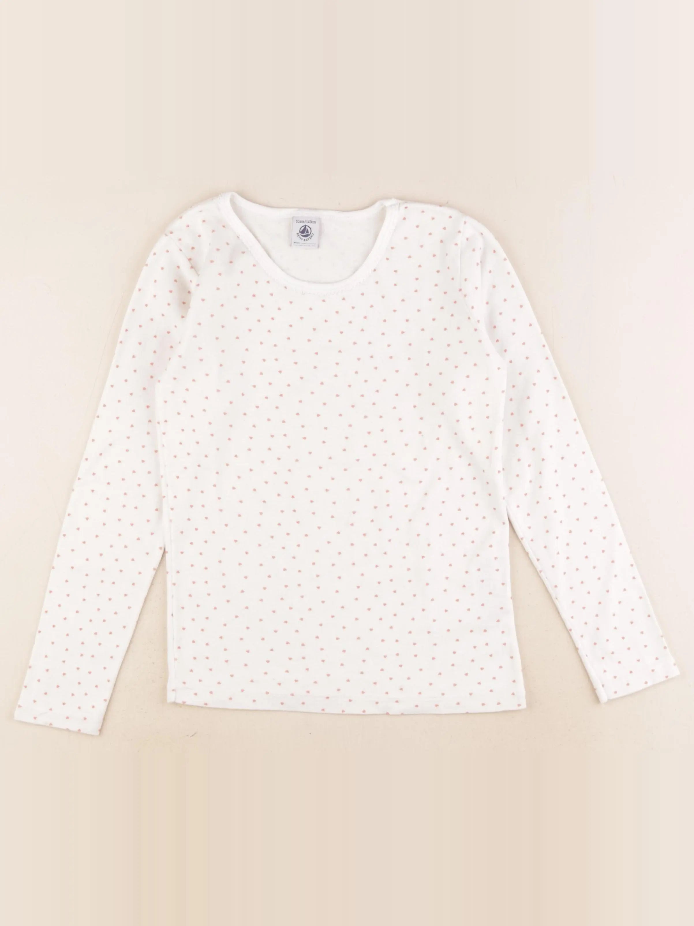 Petit Bateau - maillot de corps rose - 10 ans