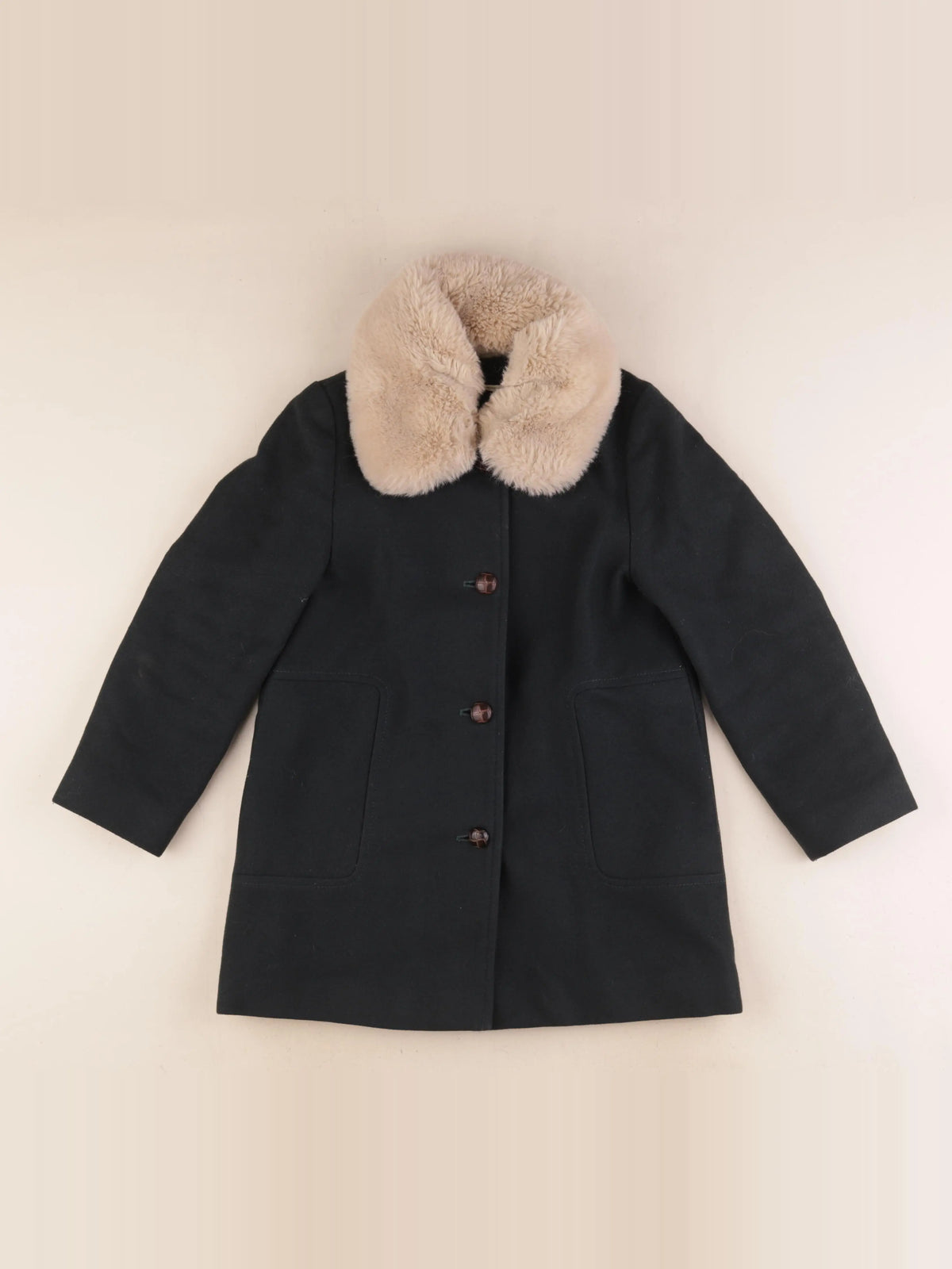 Monoprix - manteau vert - 8 ans