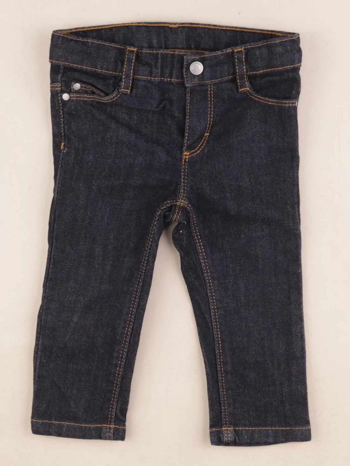 Petit Bateau - jean bleu - 12 mois