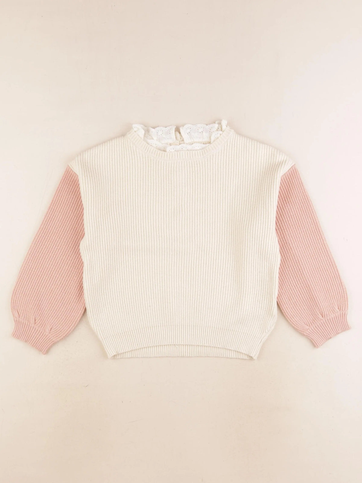 Vertbaudet - pull rose - 6 ans