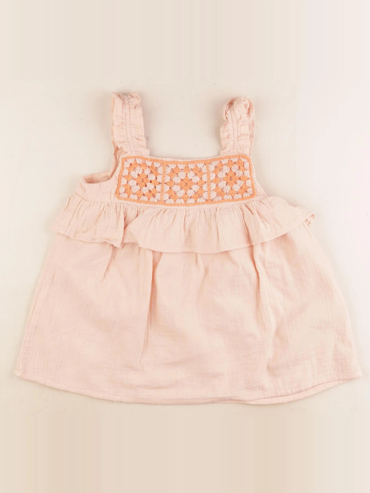Sergent Major - blouse orange - 10 ans