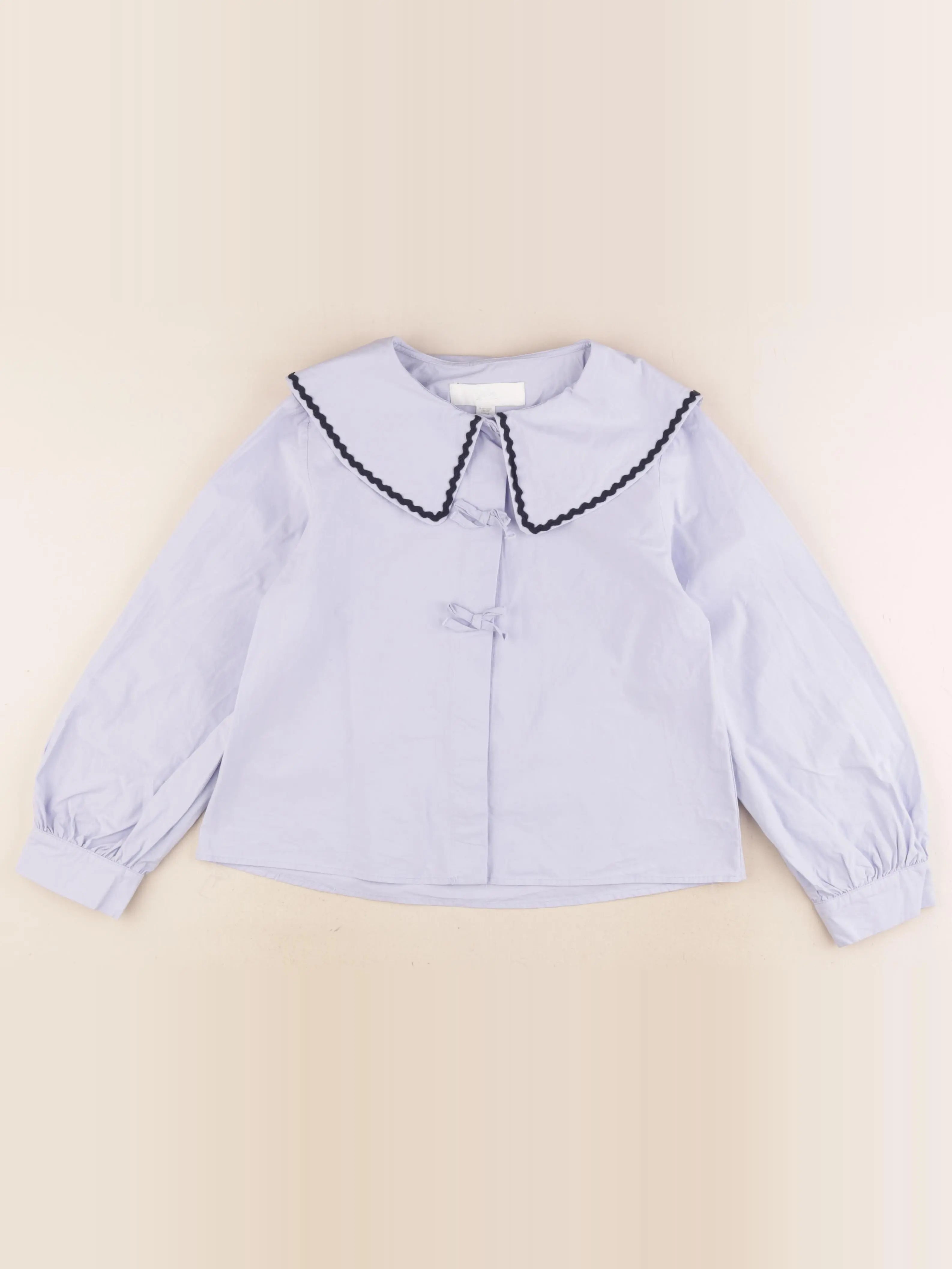 Zara - blouse bleu - 9/10 ans