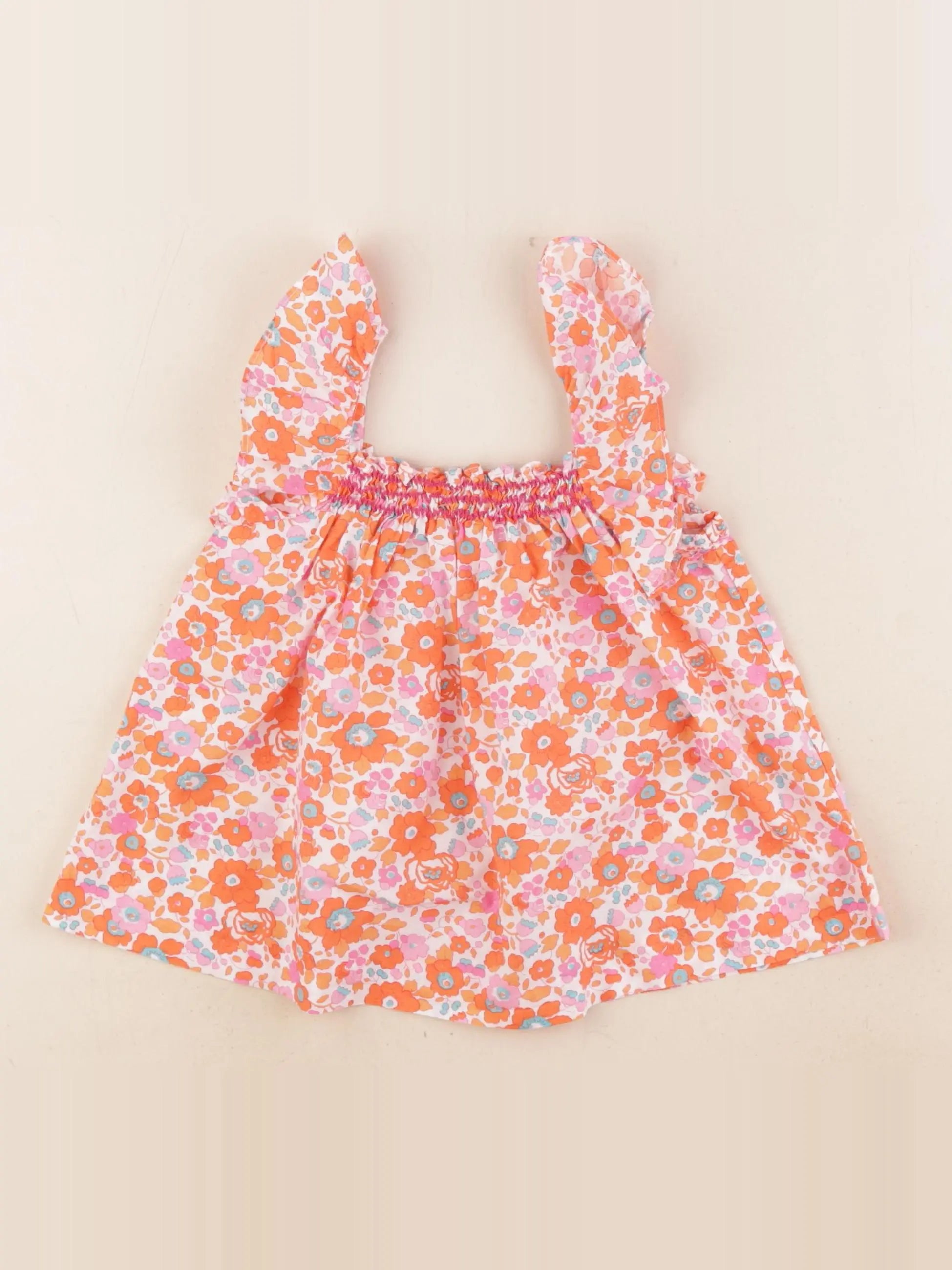 Jacadi - blouse liberty orange - 4 ans