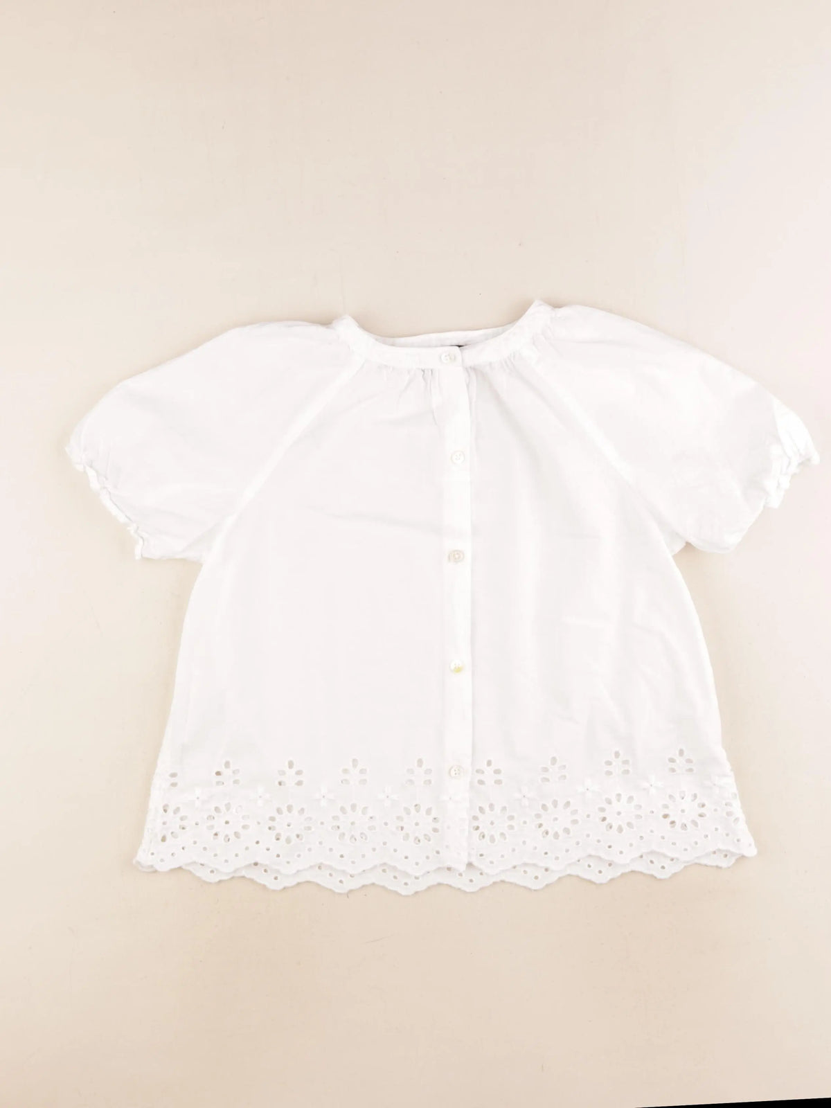Monoprix - blouse blanc - 10 ans