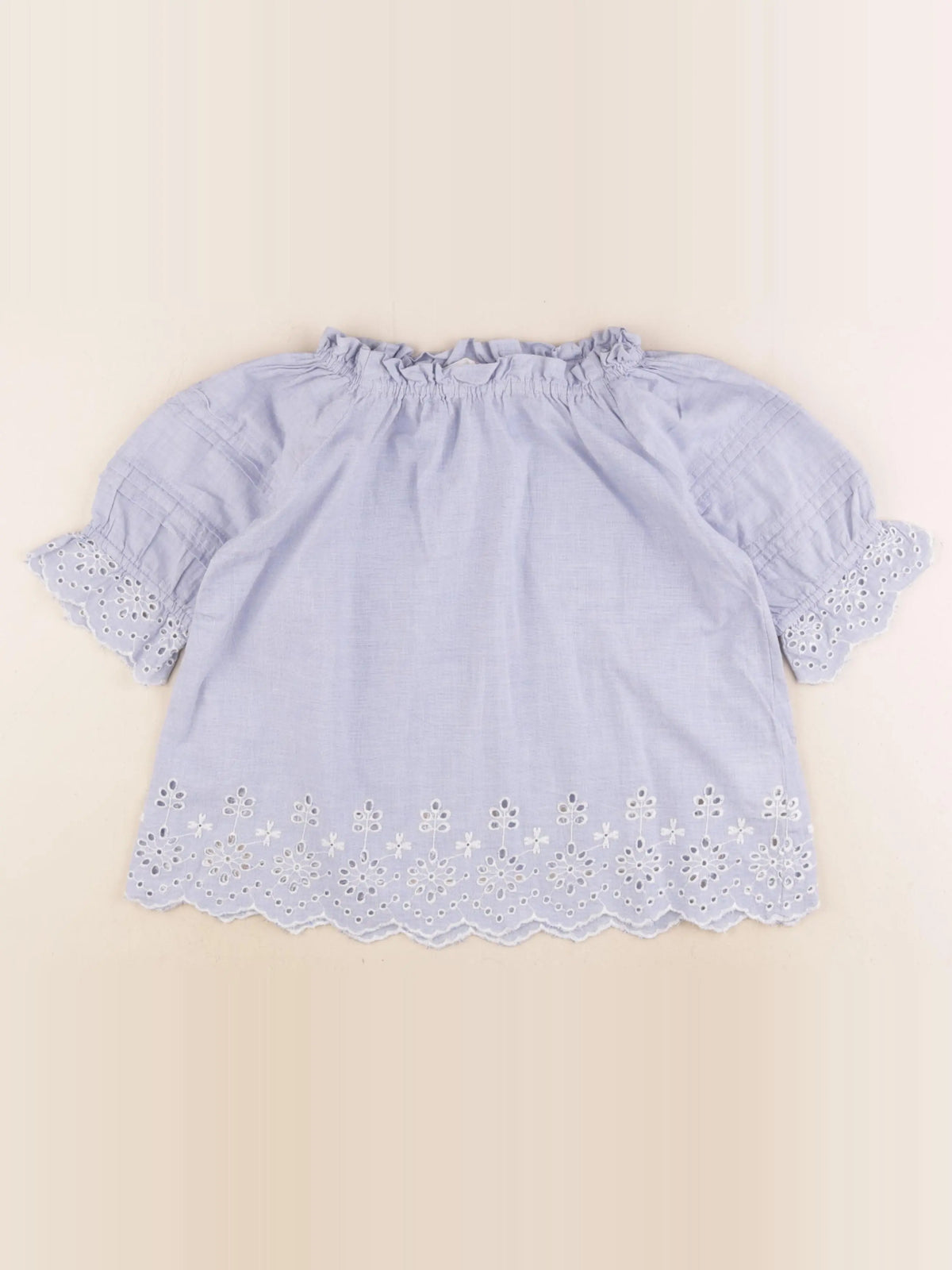 Monoprix - blouse bleu - 8 ans