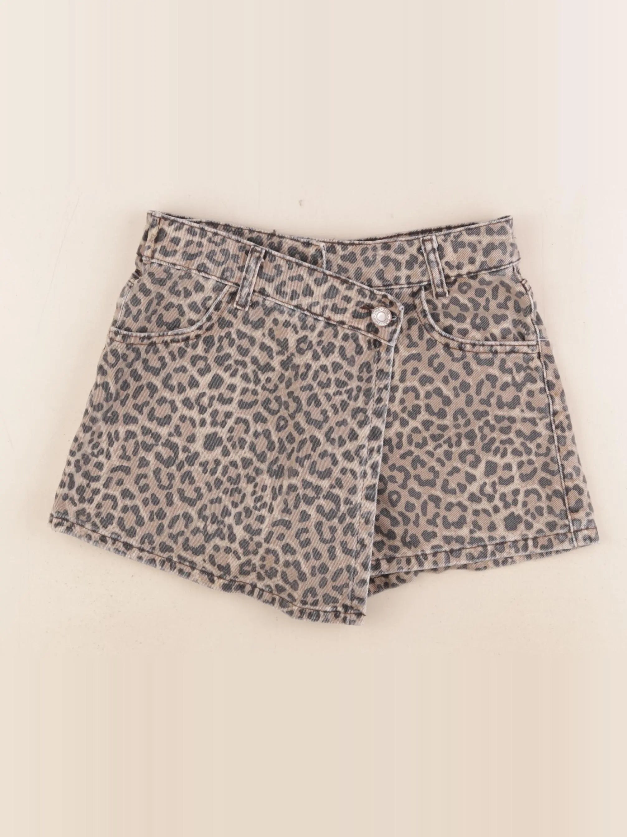 Zara - jupe short marron - 10 ans