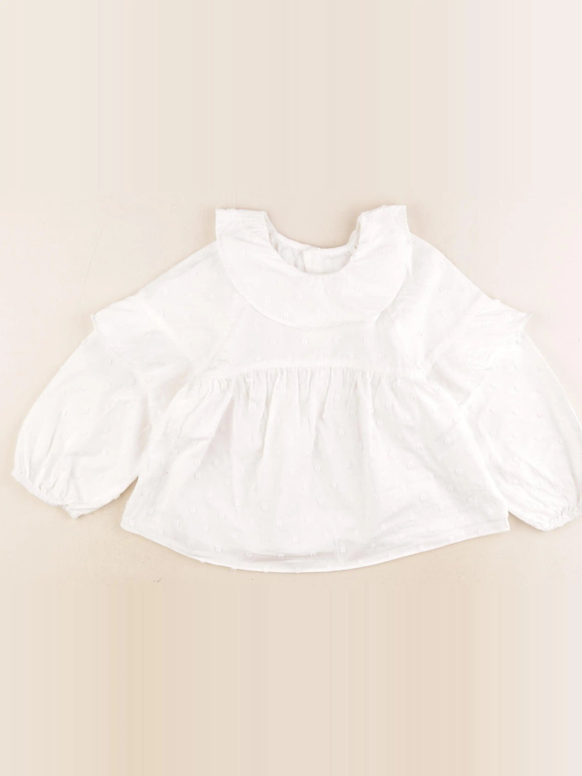 Zara - blouse blanc - 4/5 ans