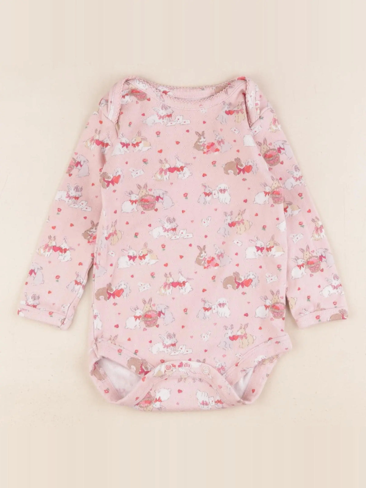 Baby Boden - body rose - 12/18 mois