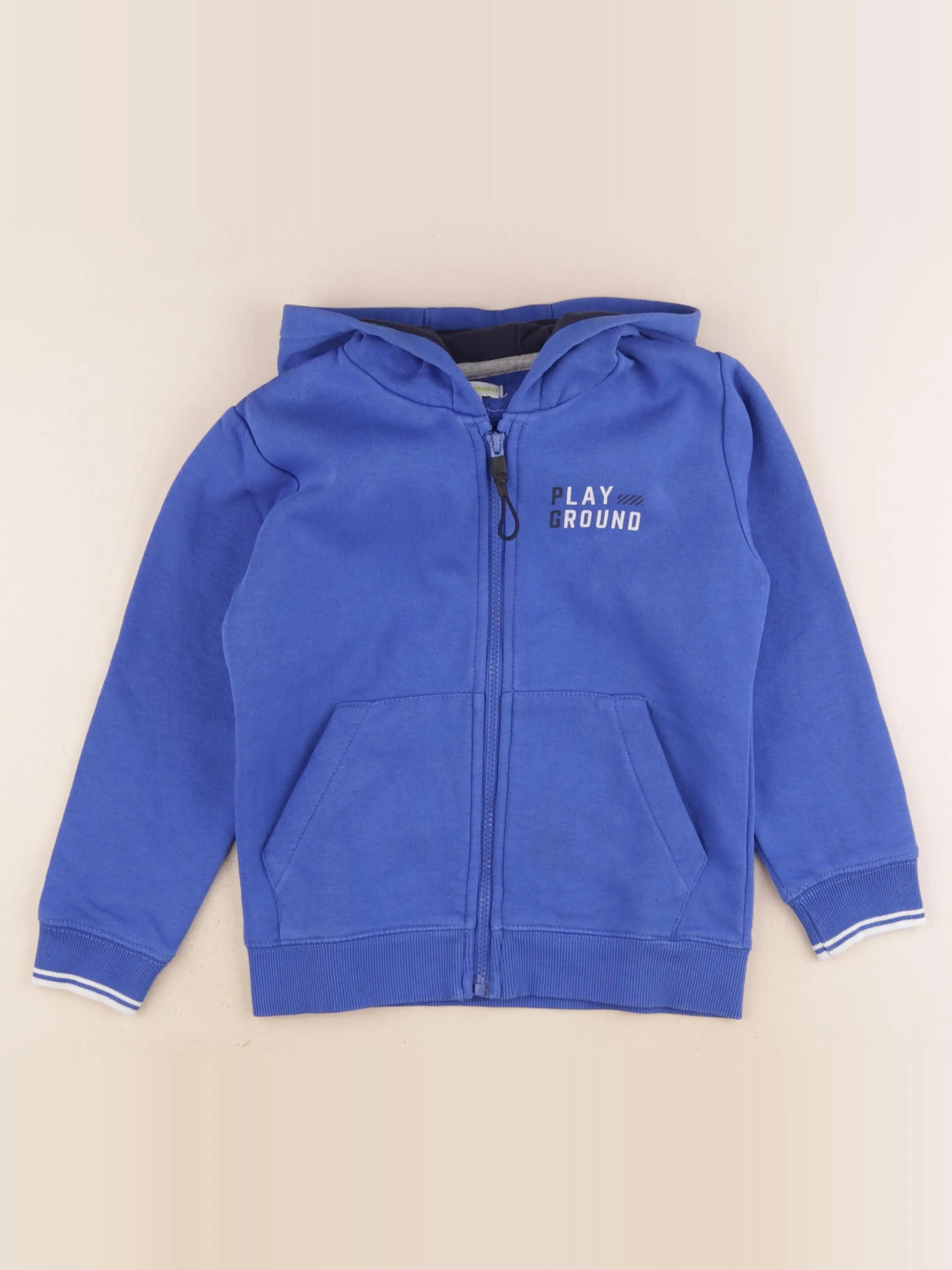 Vertbaudet - sweat bleu - 8 ans