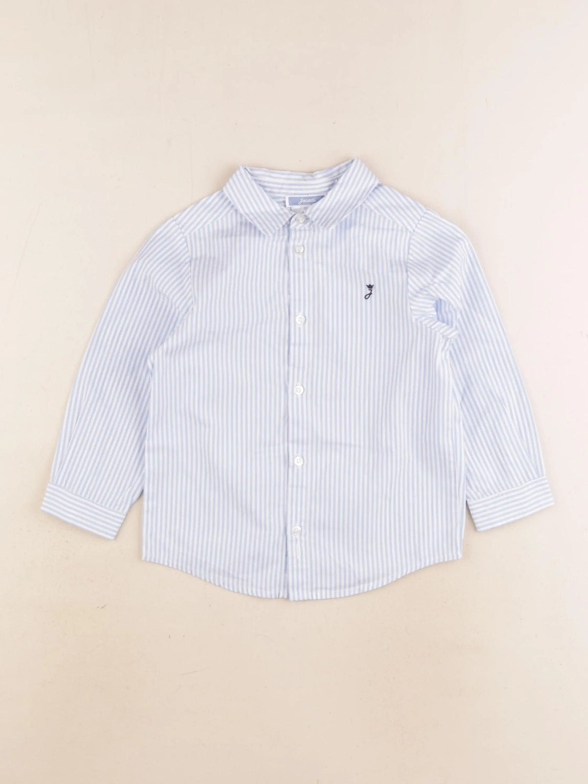 Jacadi - chemise blanc, bleu - 36 mois