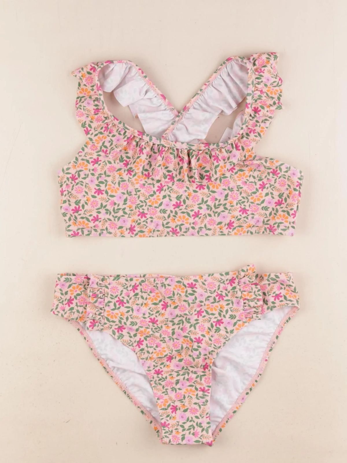 Vertbaudet - maillot de bain rose - 13/14 ans