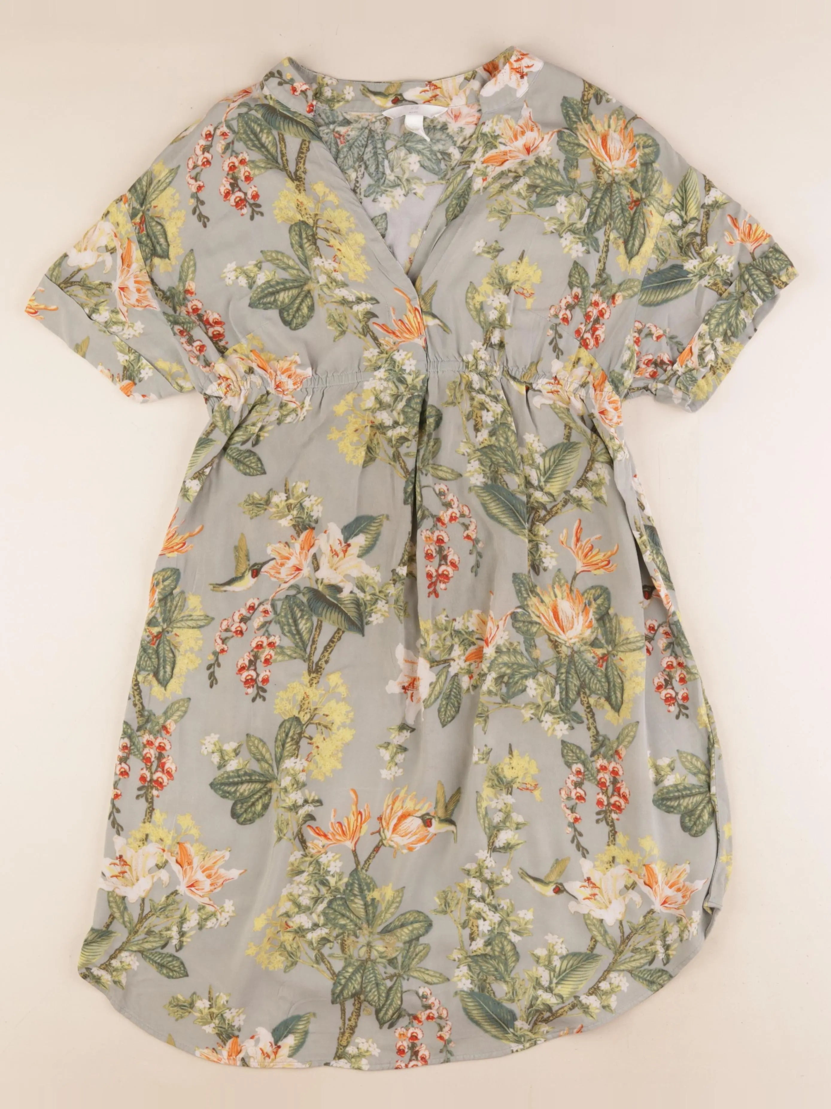 H&M - robe grossesse vert - xs