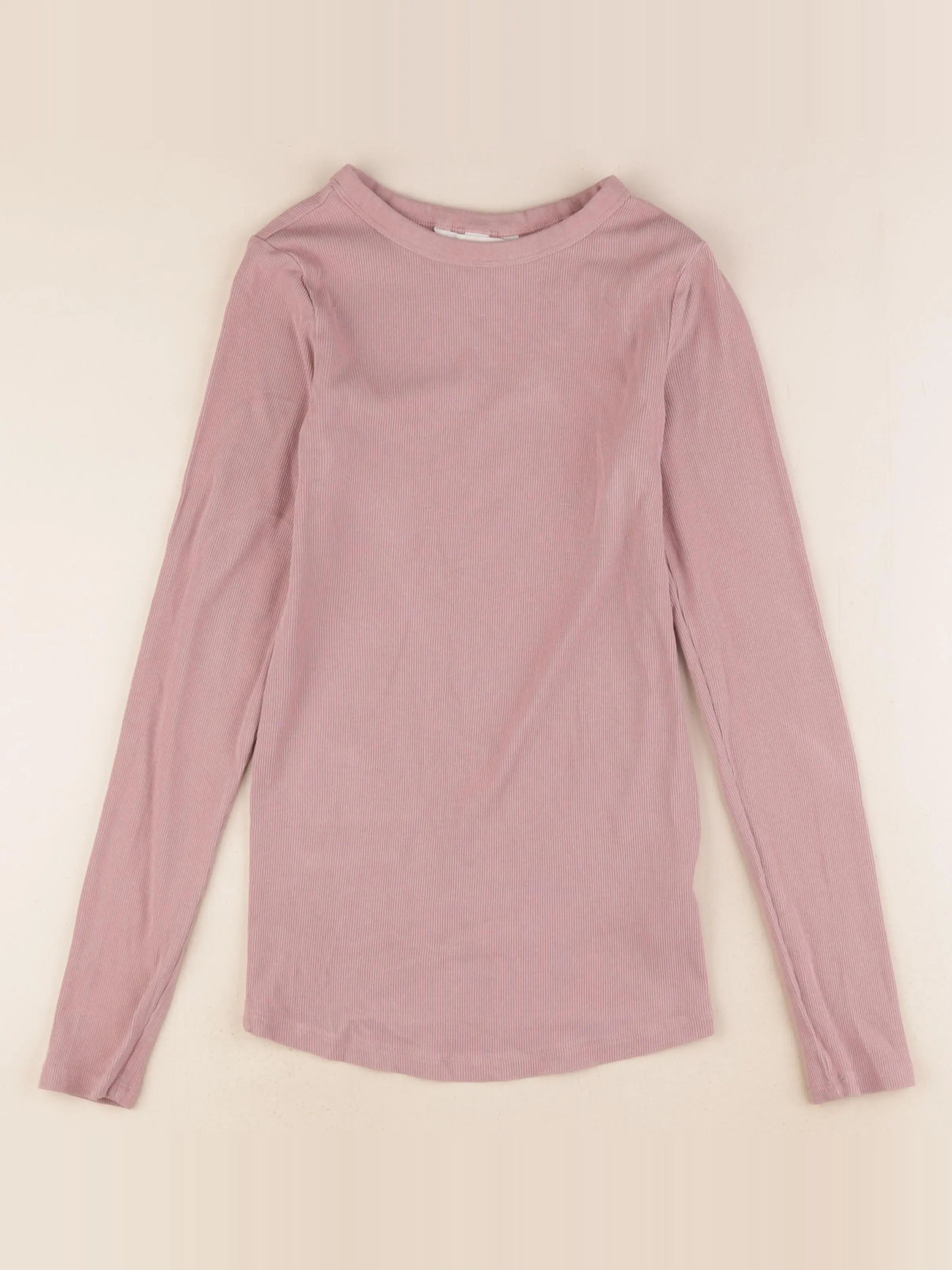 H&M - tee-shirt grossesse rose - xs