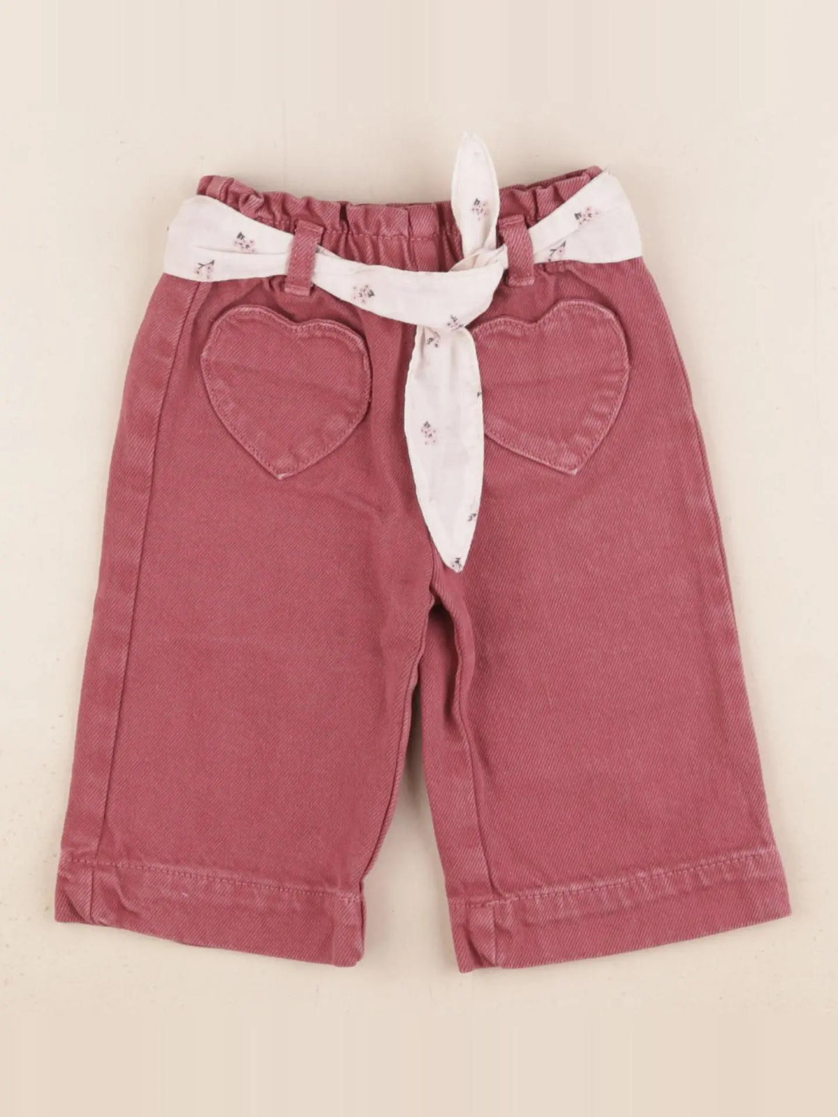 Vertbaudet - jean rose - 6 mois