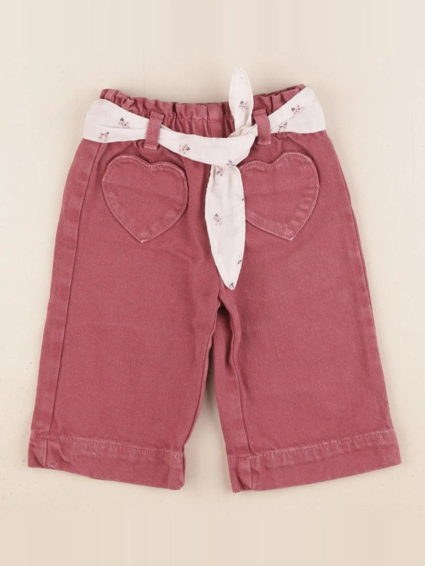 Vertbaudet - jean rose - 6 mois