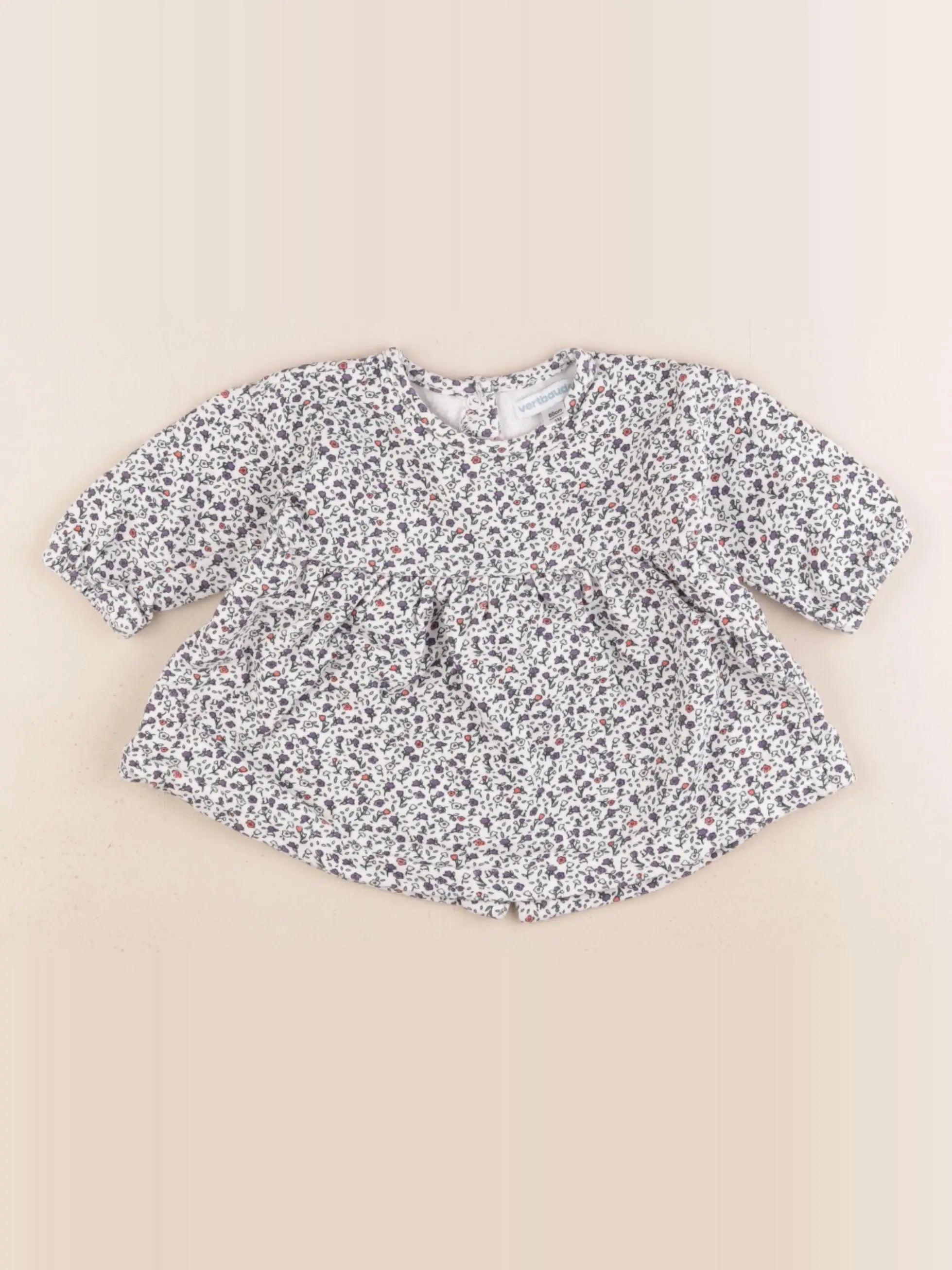 Vertbaudet - robe multicolore - 3 mois