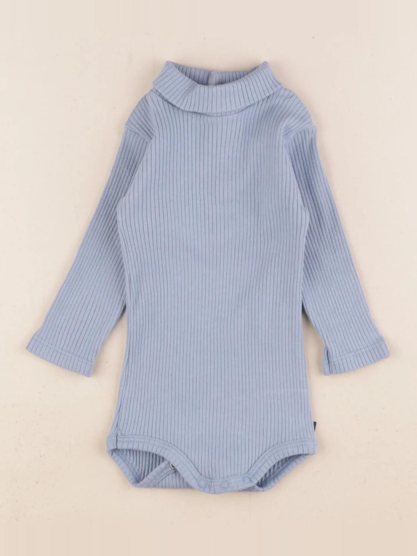 Petit Bateau - body à col bleu - 6 mois