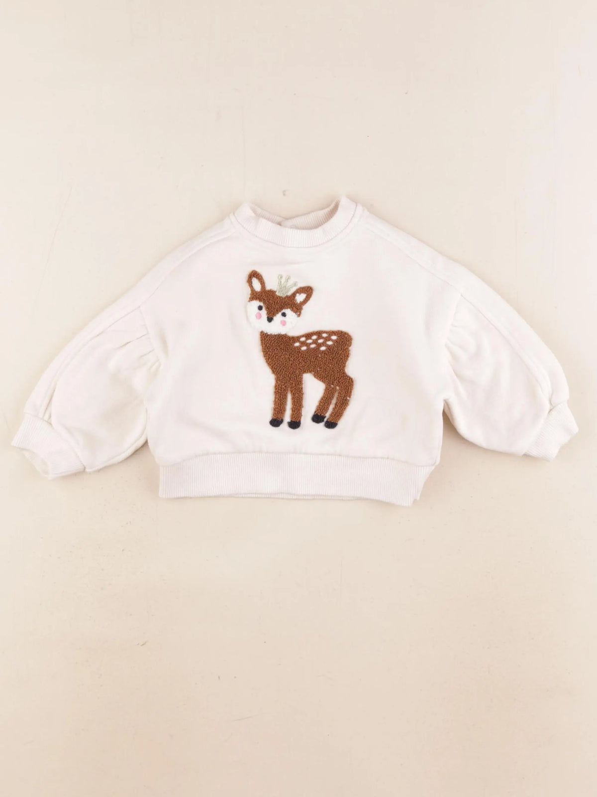 Boutchou - sweat beige, or - 6 mois