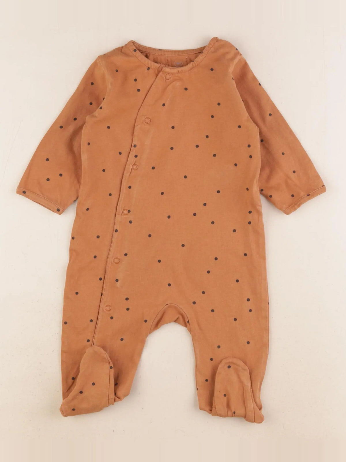 Bonjour Little - pyjama coton marron - 6 mois