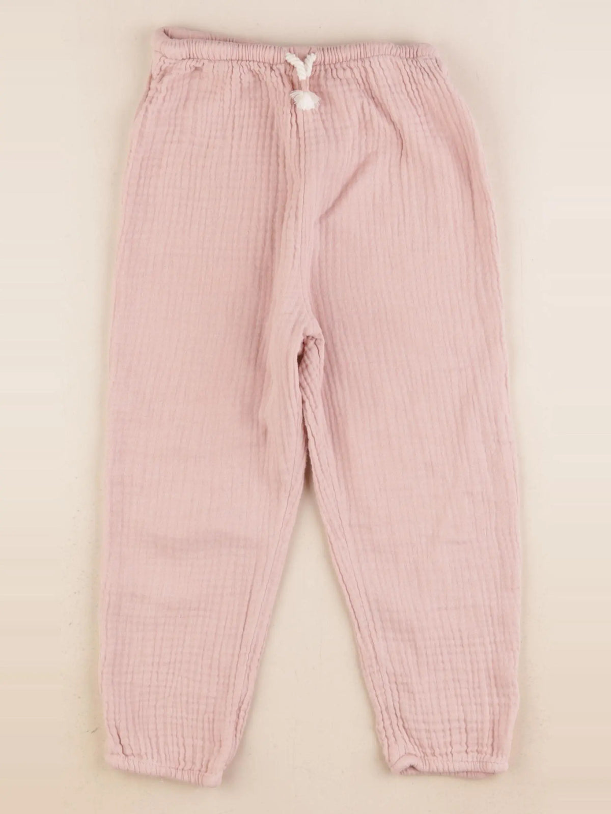 H&M - pantalon rose - 3/4 ans