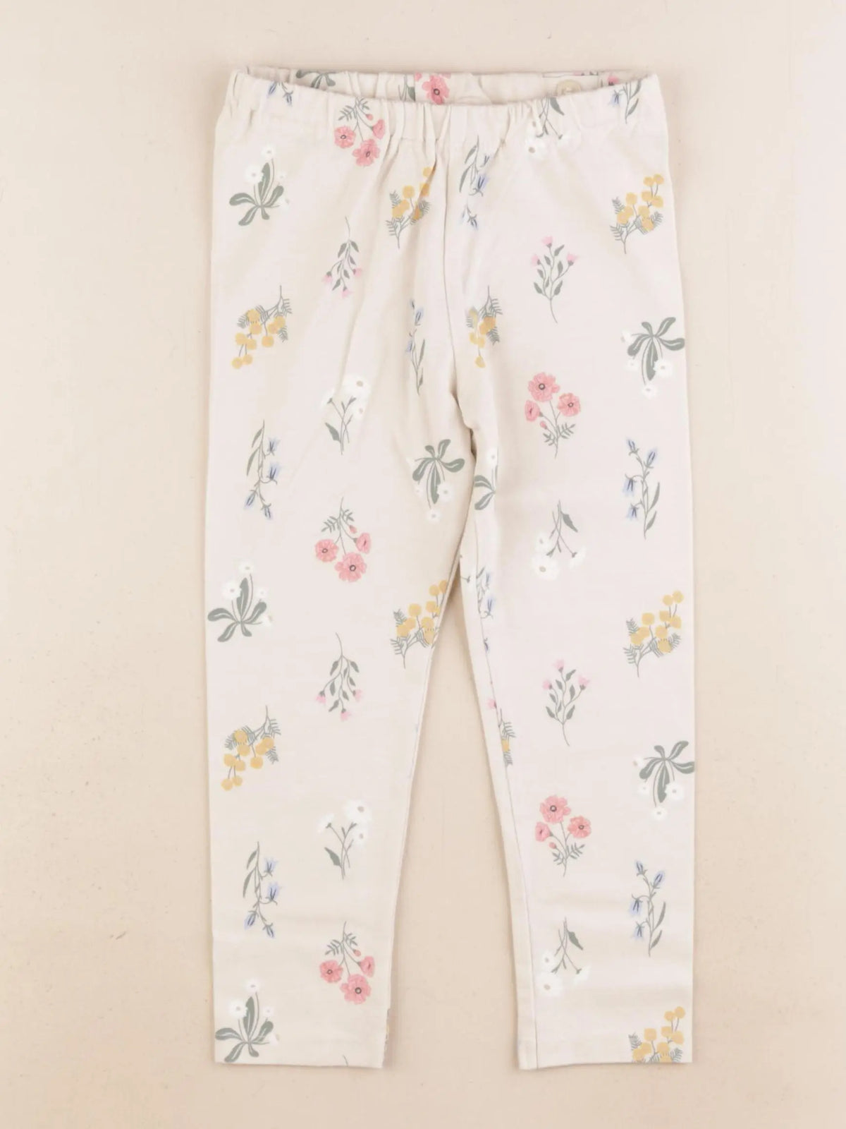 H&M - legging beige - 3/4 ans