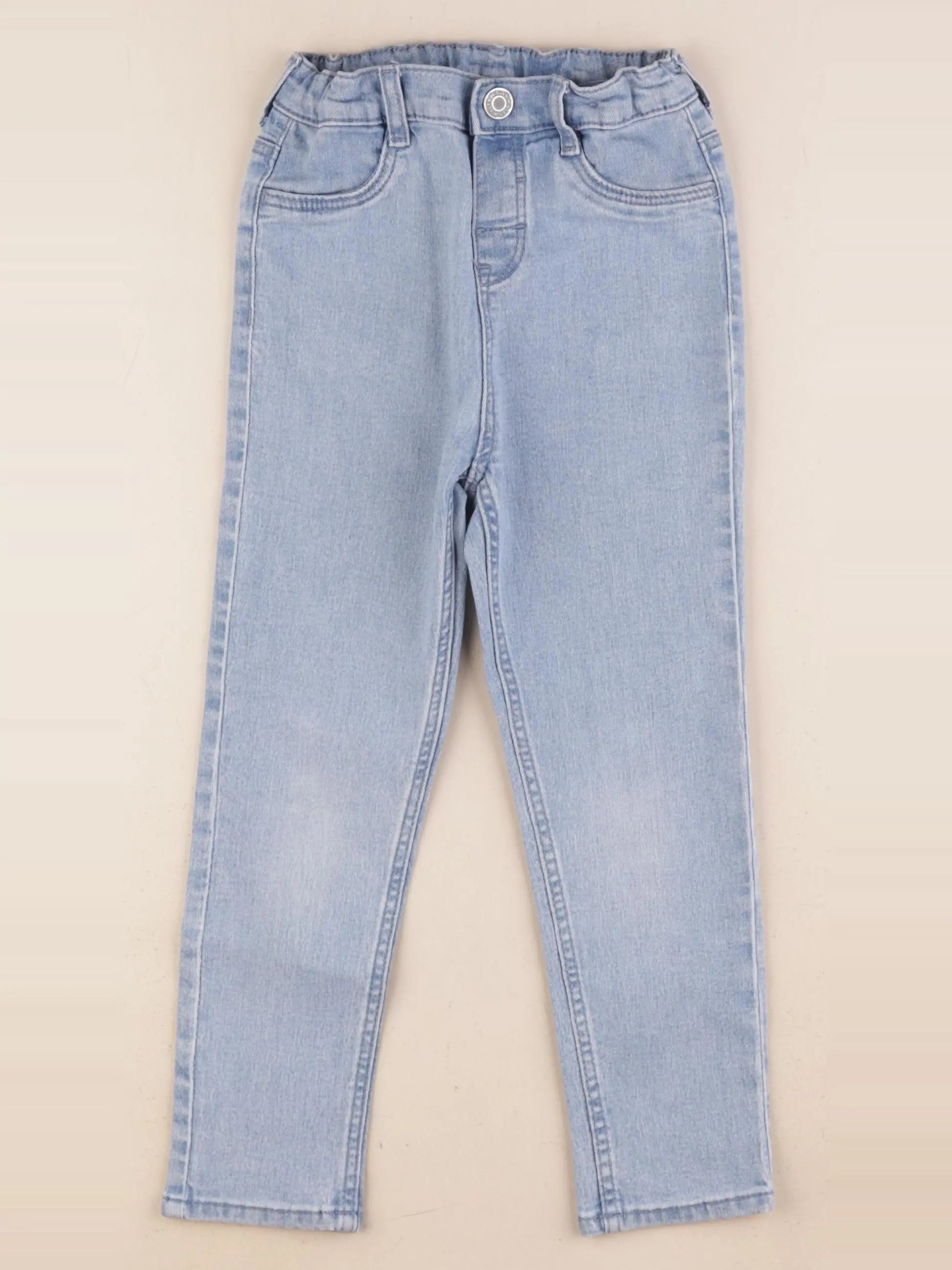 H&M - jegging bleu - 3/4 ans