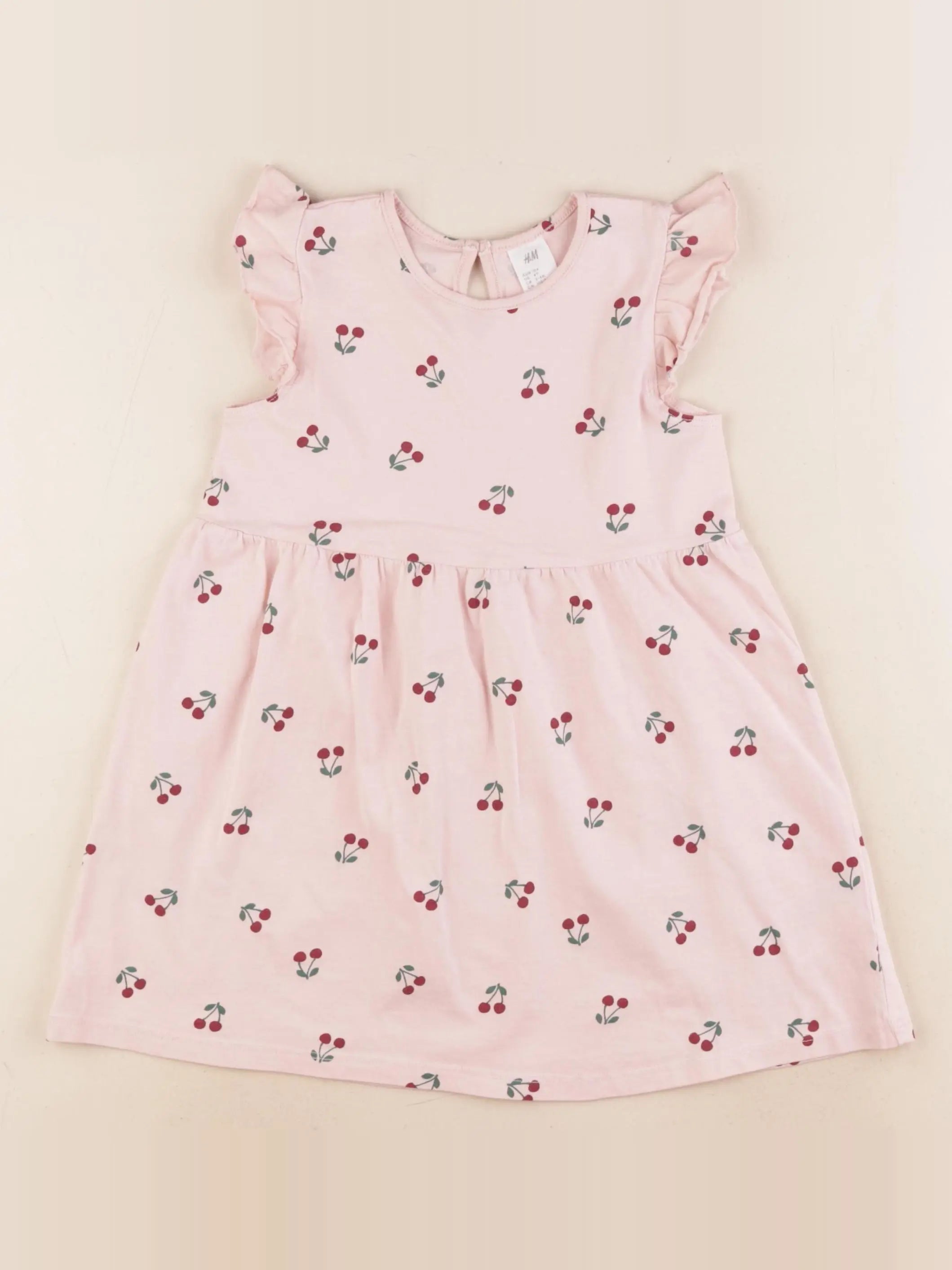 H&M - robe rose - 3/4 ans