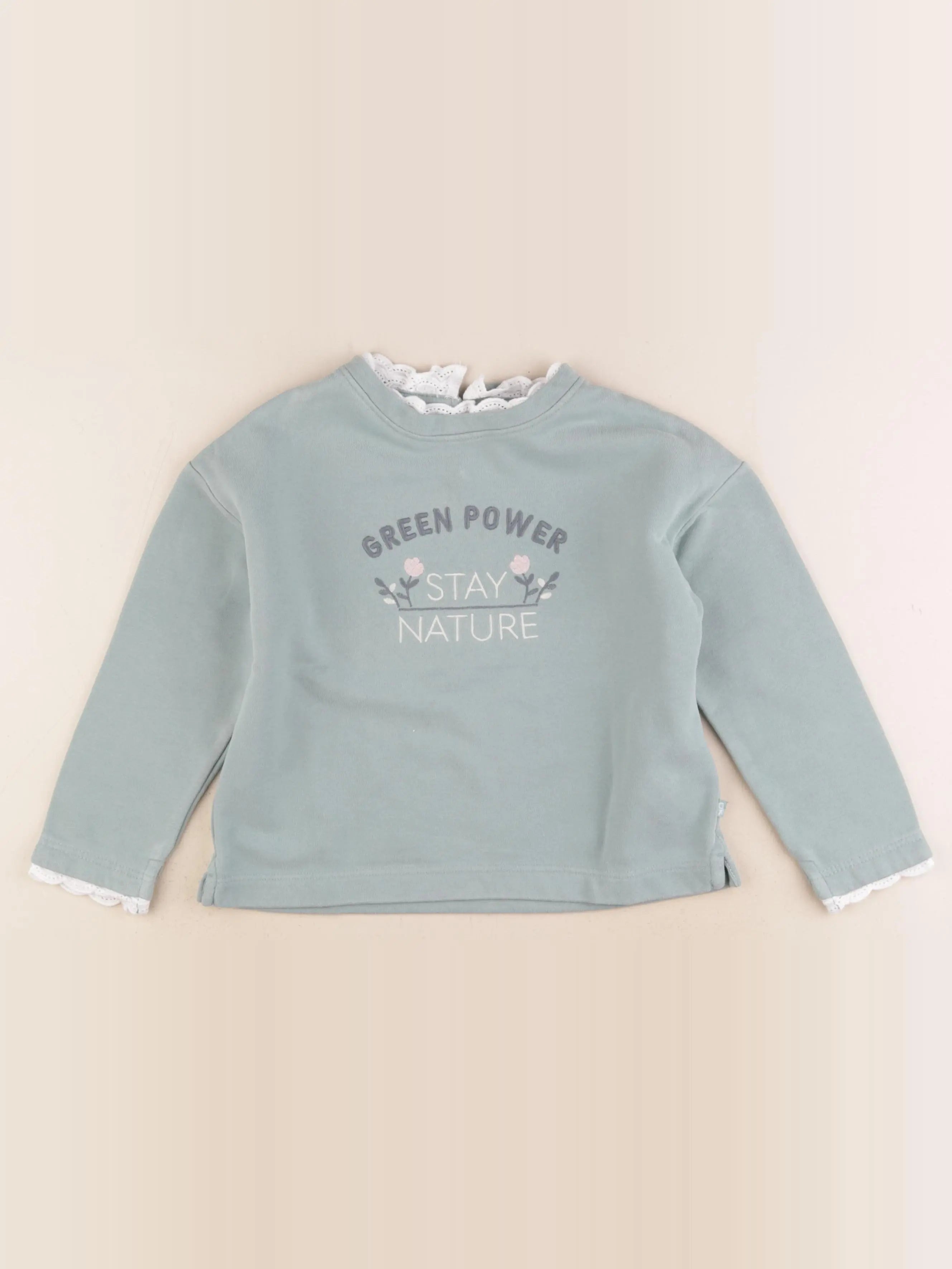 Okaidi - sweat vert - 5 ans