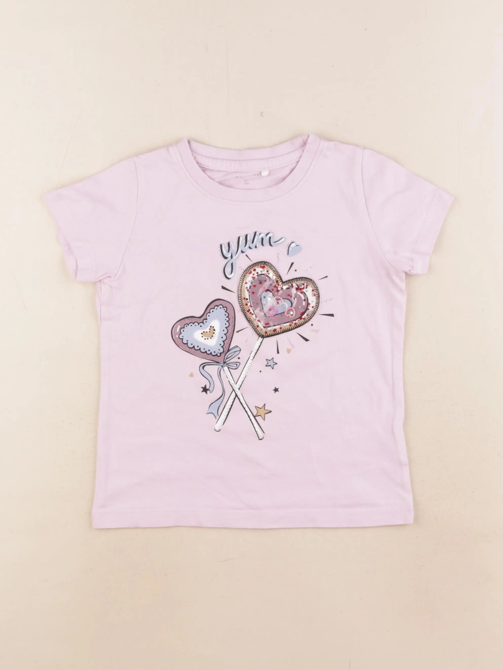 Name it - tee-shirt rose - 5 ans