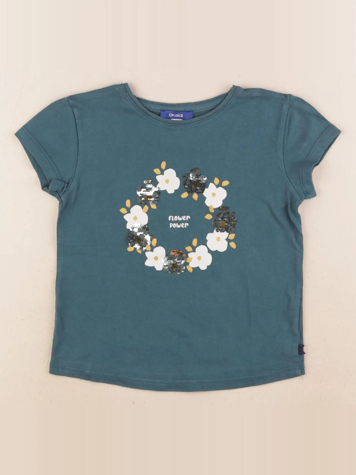 Okaidi - tee-shirt vert - 5 ans