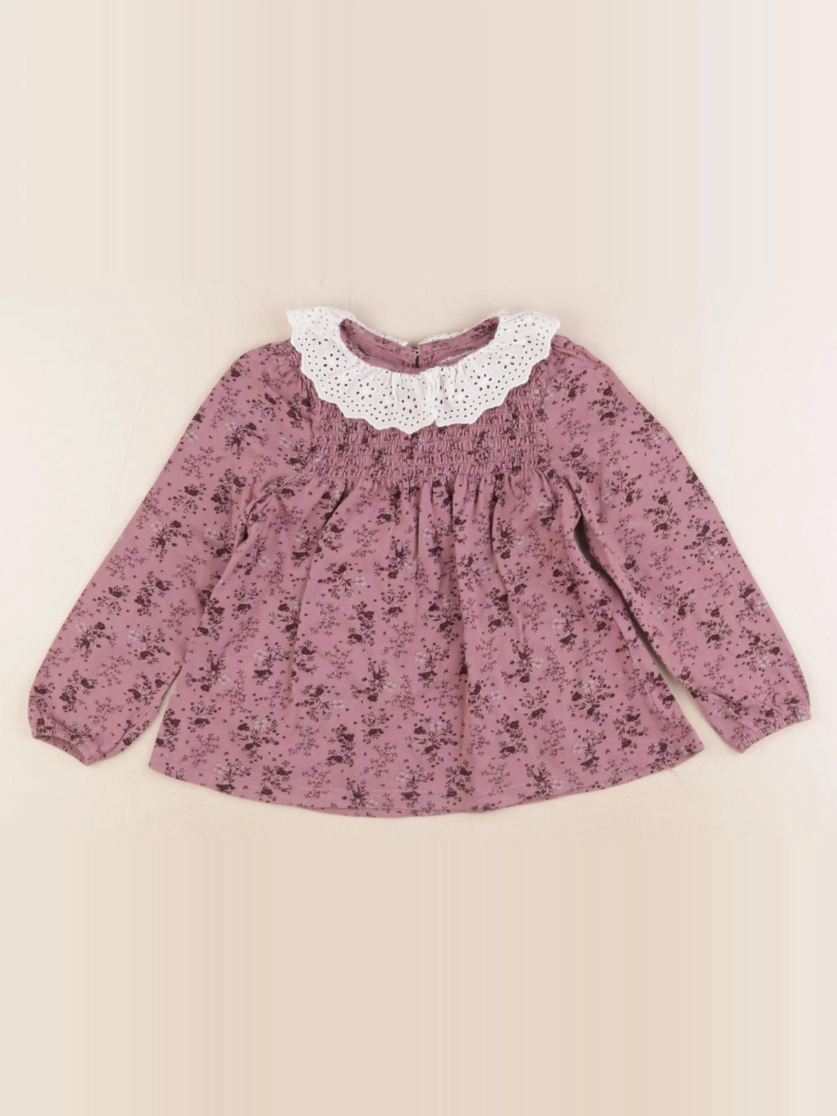 Vertbaudet - tee-shirt violet - 5 ans