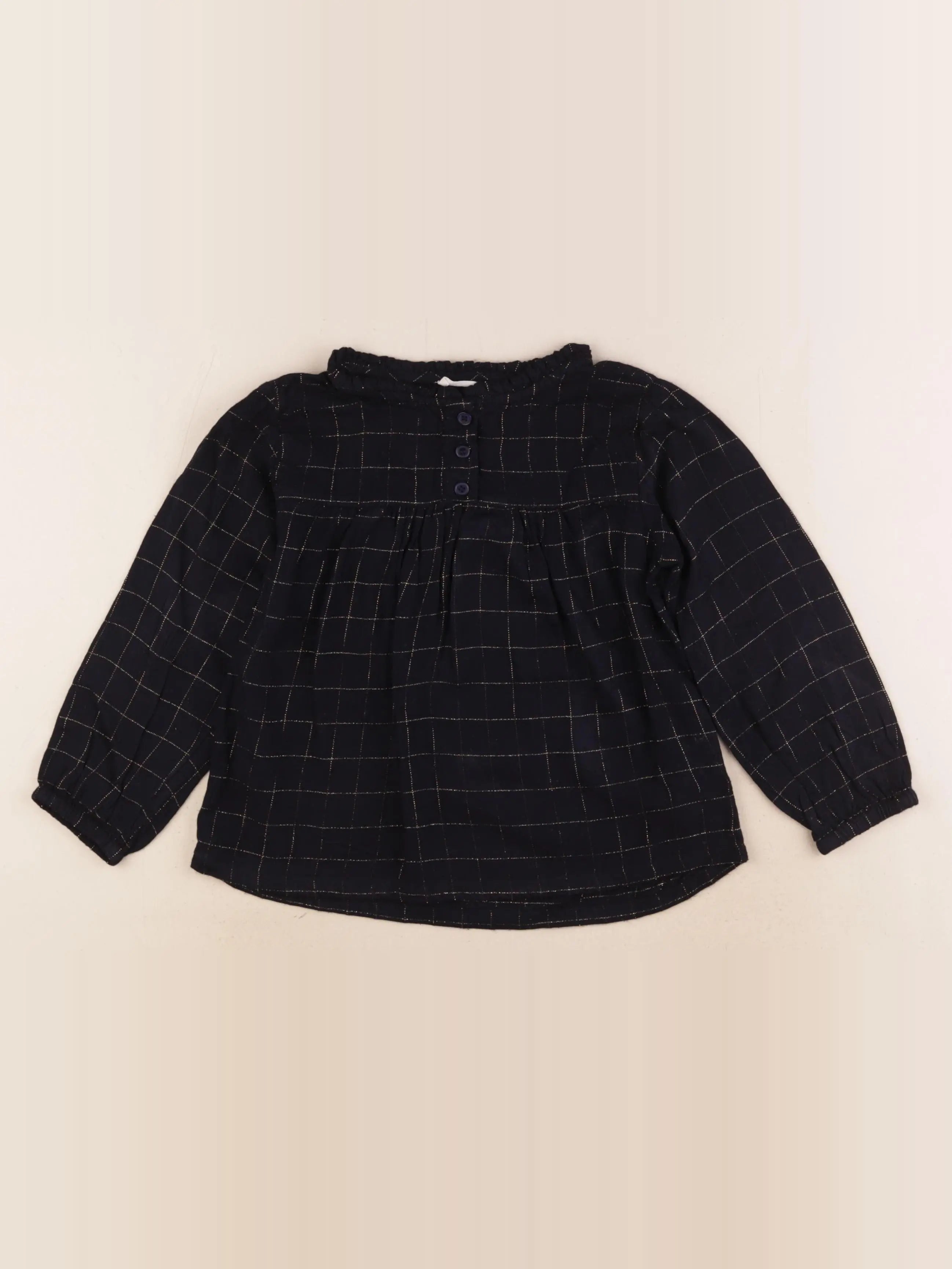 Little Cigogne - blouse noir - 5 ans