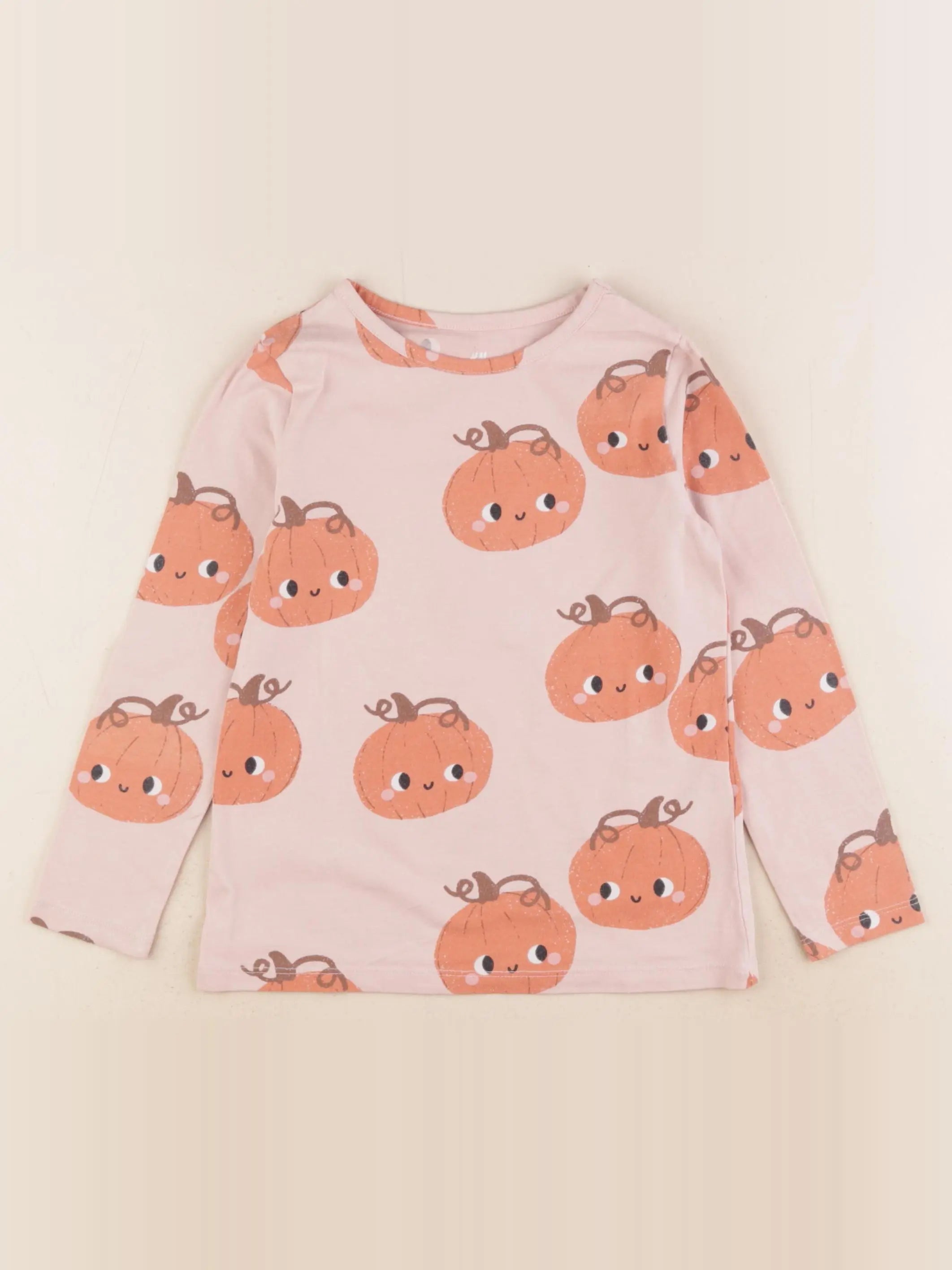 H&M - tee-shirt rose - 3/4 ans